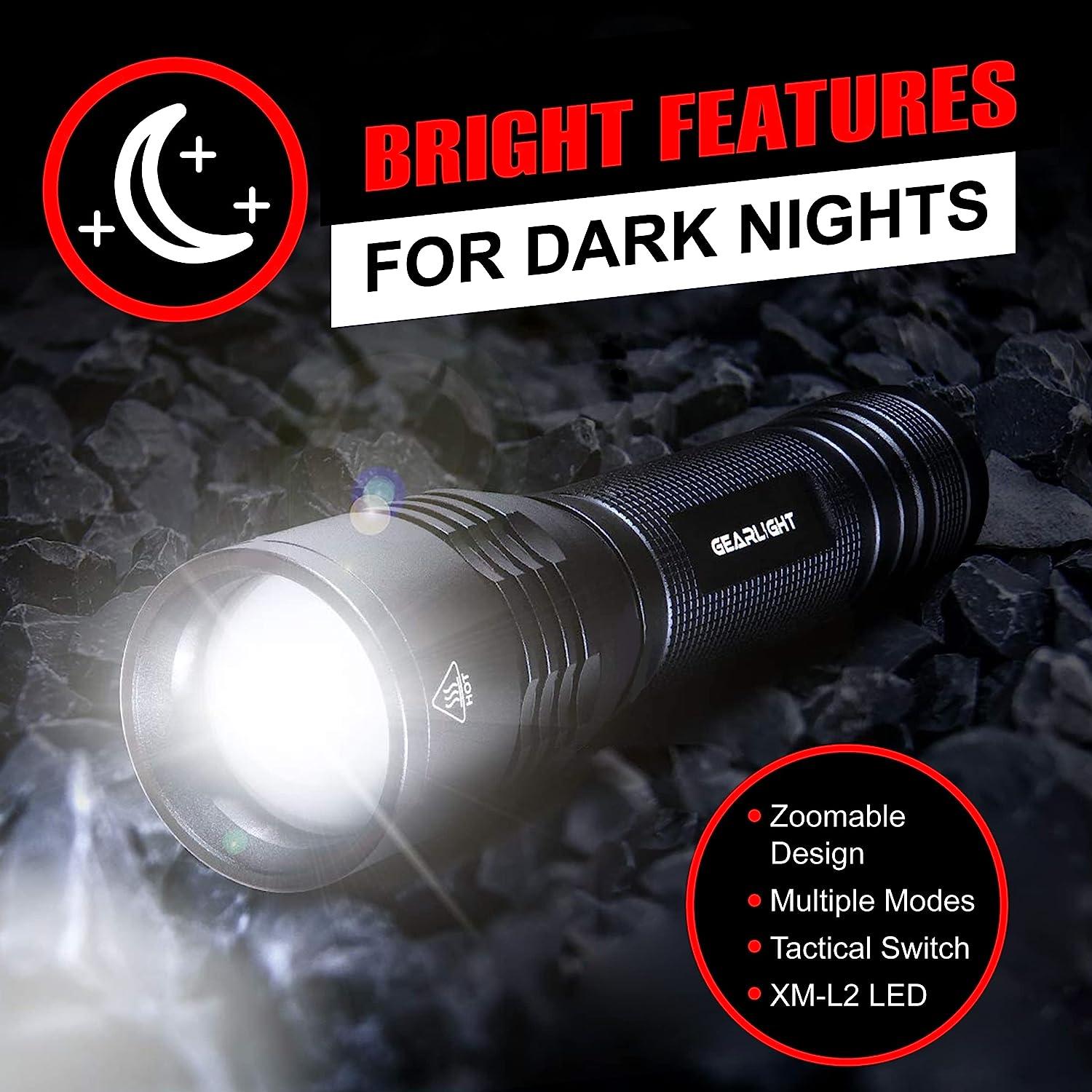 GearLight S2000 LED Lampe de Poche High Lumens - Algeria