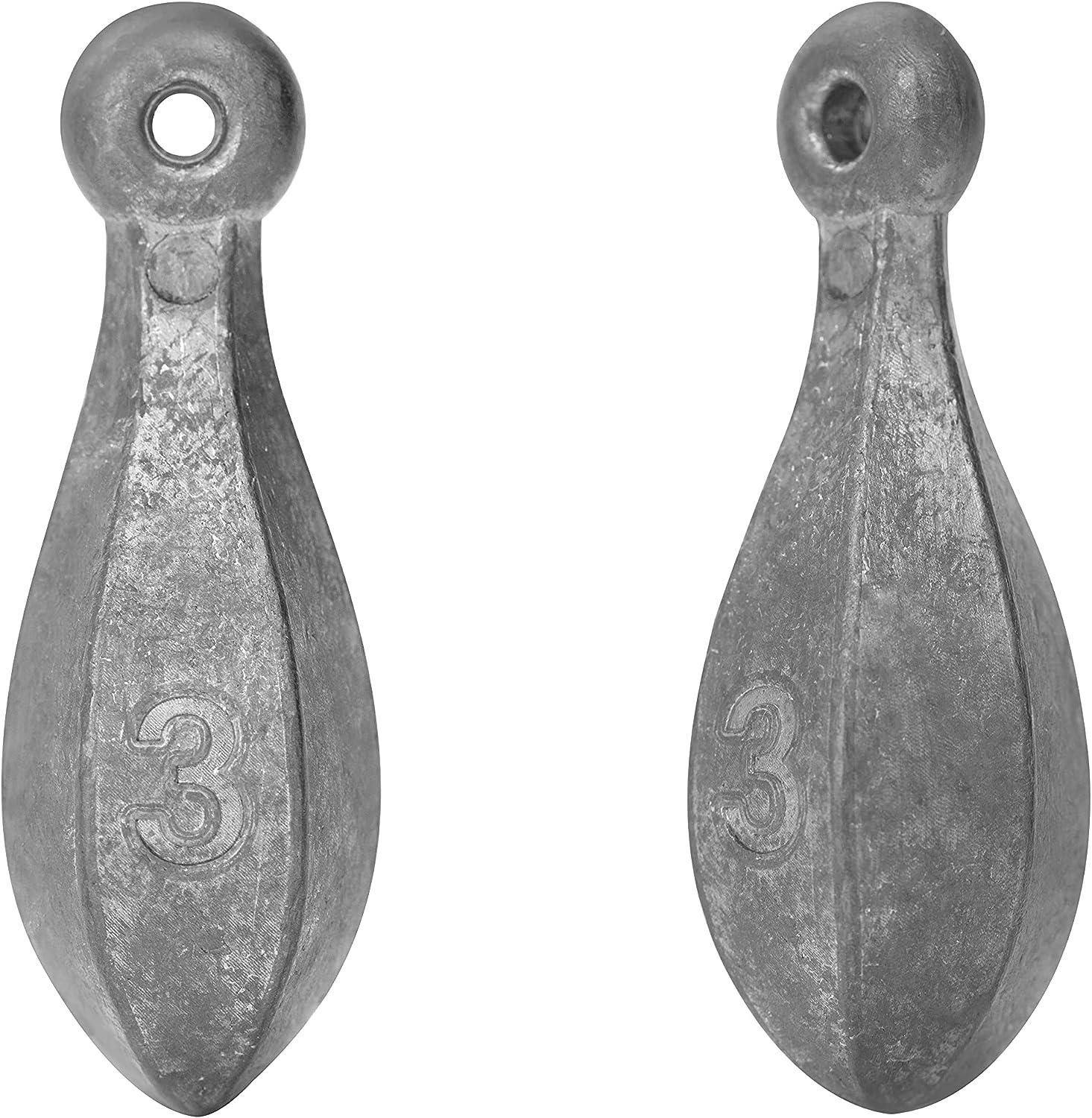 BLUEWING Fishing Sinkers Weights Saltwater Streamlined Fishing