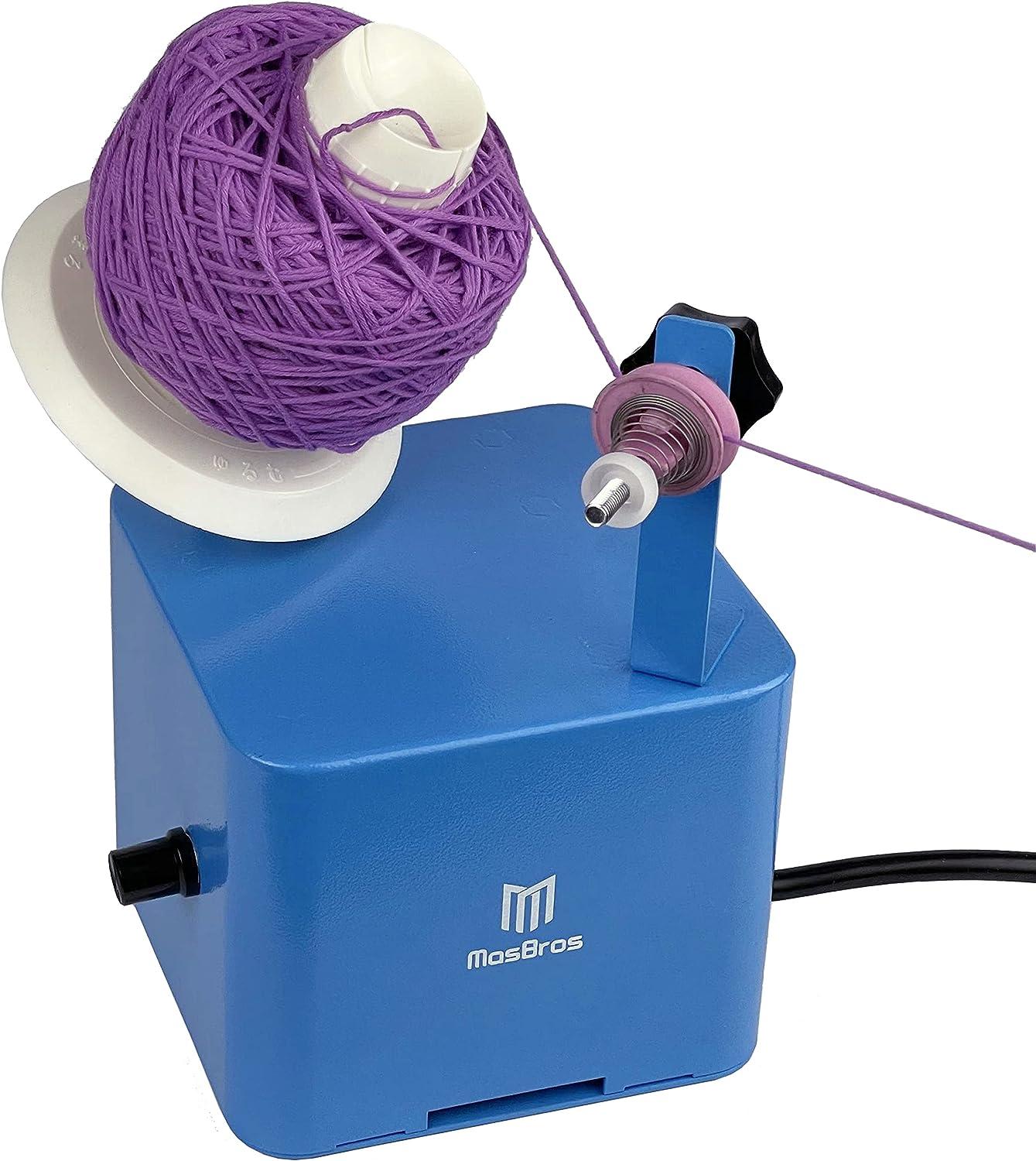 MasBros Yarn Ball Winder Skein Spinner with Precise Guiding Arm 