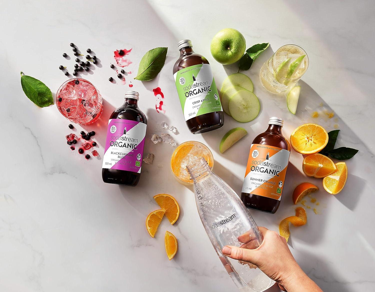 SodaStream Flavours Organic Orange Drink Mix Fizzy Drink Maker