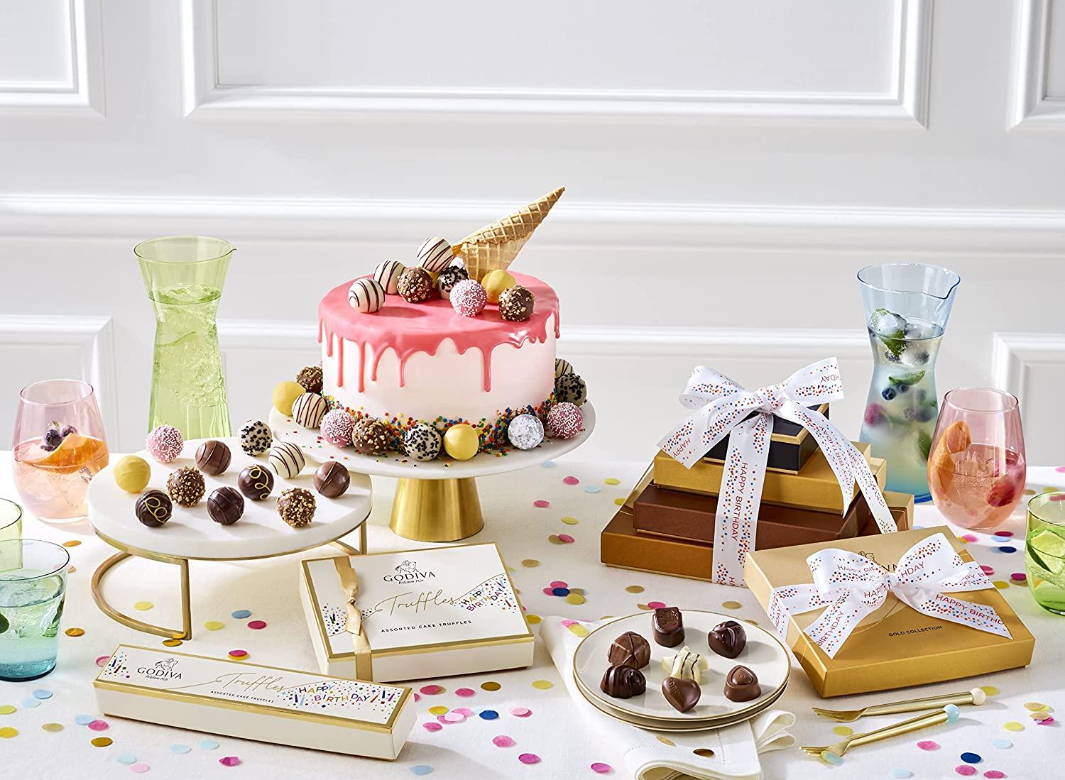 Godiva Assorted Chocolate Gold Gift Box 36 pc. with Thank You Ribbon