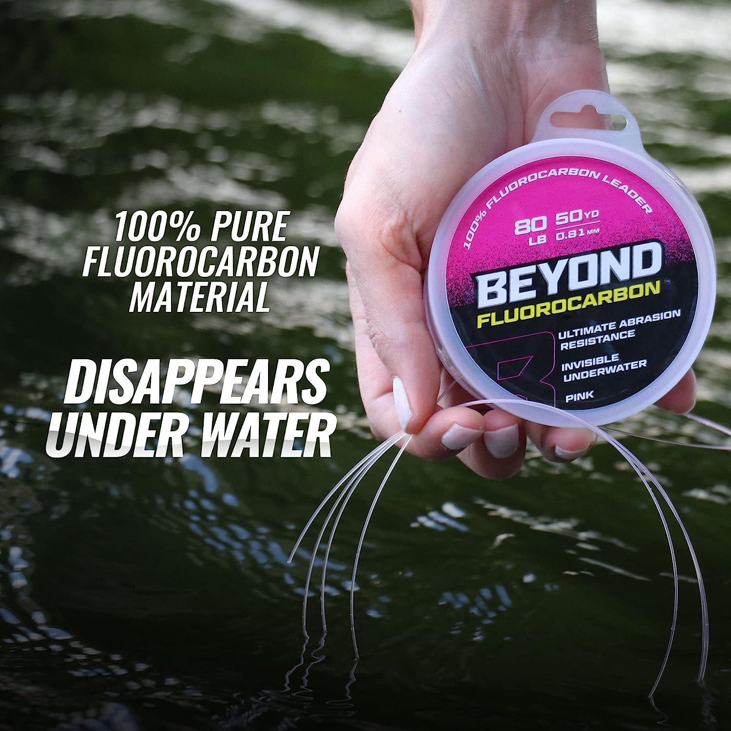Beyond Fluorocarbon Leader Fishing Line - 100% Pure Fluorocarbon