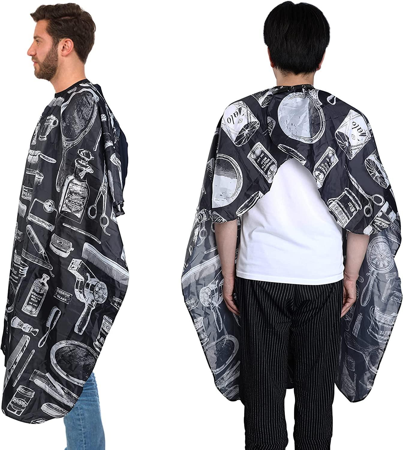 1pc Dollar Pattern Barber Apron, light weight cape and Waterproof,  Professional Cape with Snap Closure Hair Salon Cutting Cape, Barber Cape, Barbershop  cape
