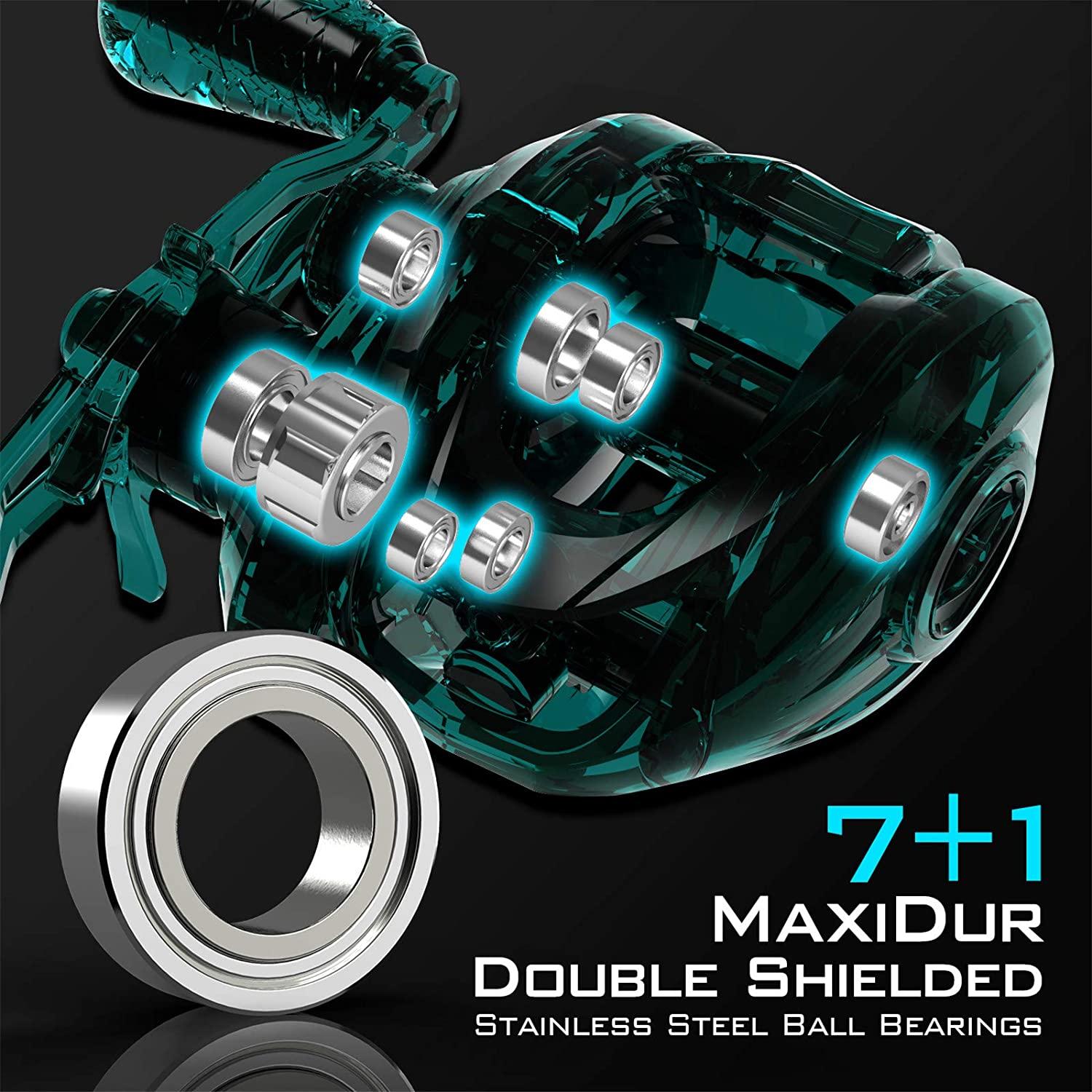 KastKing Crixus Baitcasting Reel 6.5:1 Gear Ratio | 17.6lbs