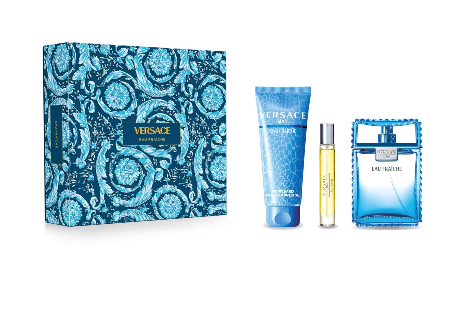 Versace Mini Cologne Gift Set Versace EAU FRAICHE PIECE GIFT SET