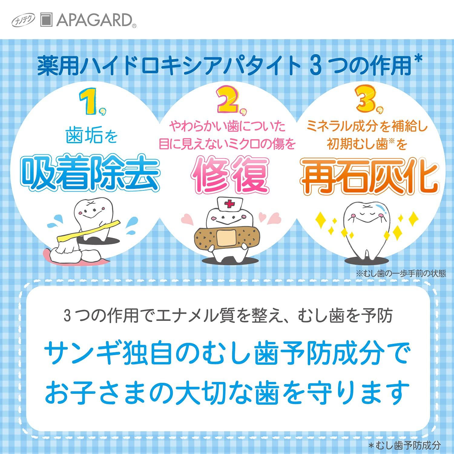 Apagard ApaKids toothpaste 60g the first nanohydroxyapatite