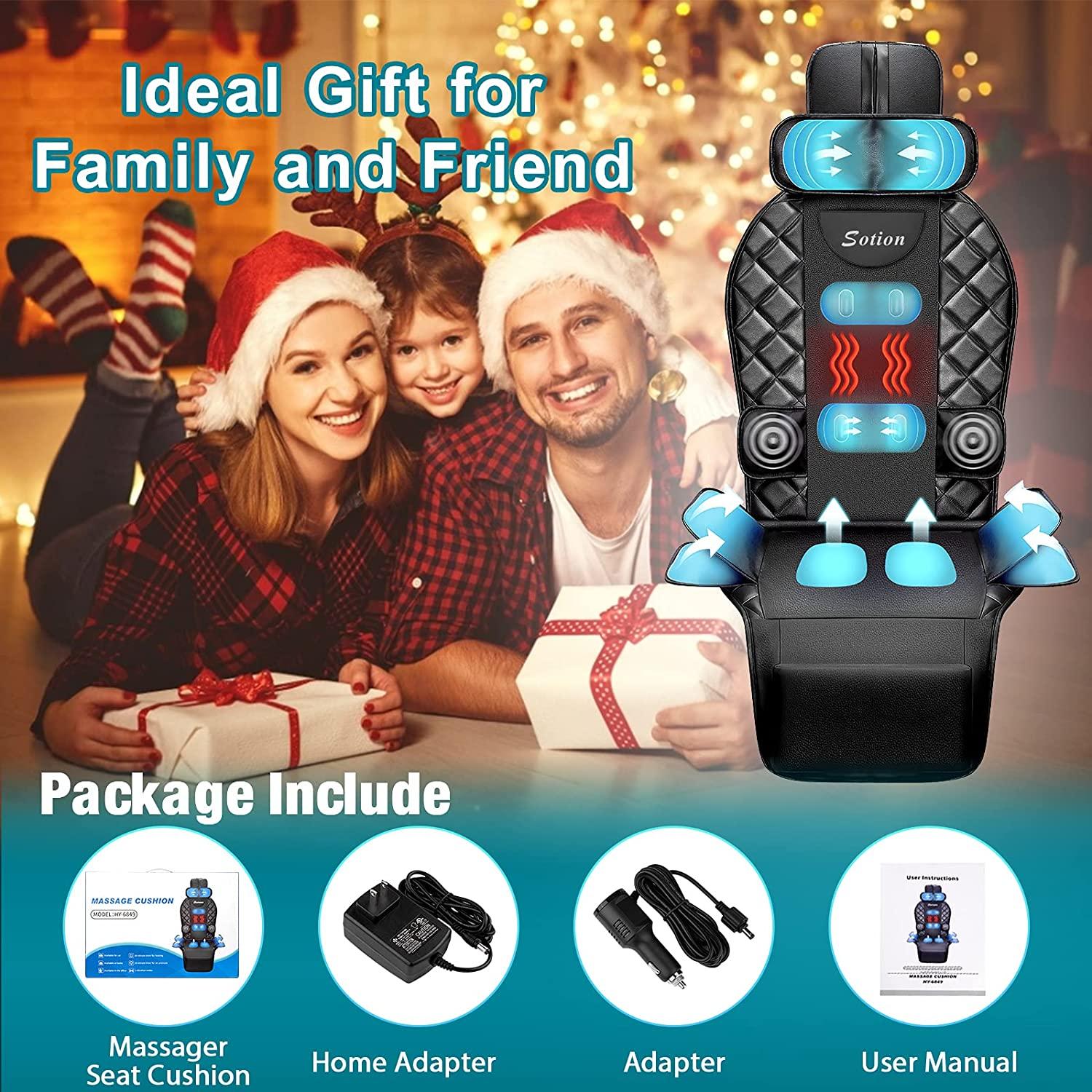 Sotion Back Massager with Compress Heat Vibrating Massage Chair