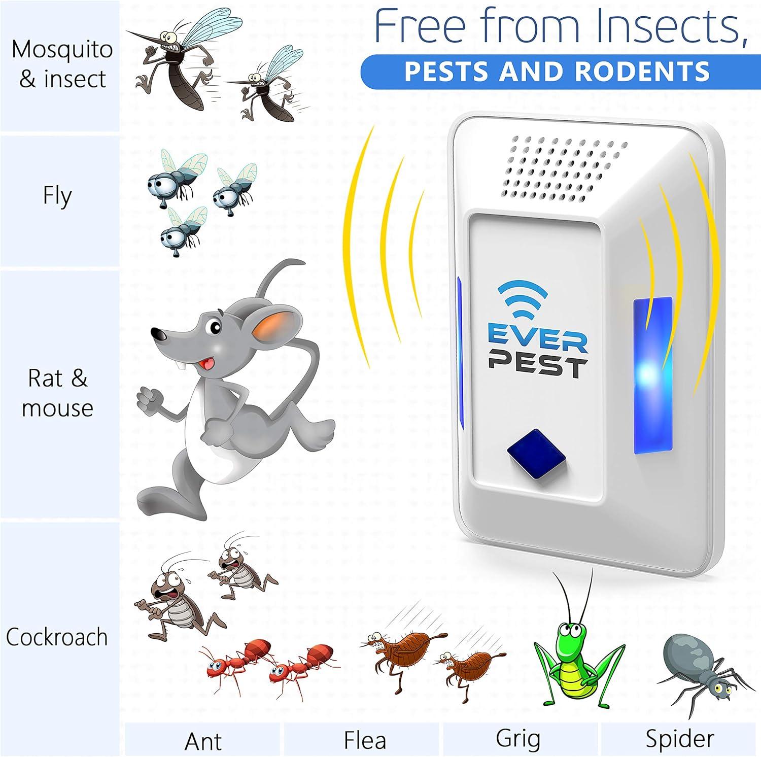 Pest Reject Pro Ultrasonic Electromagnetic Wave Insect And Mouse