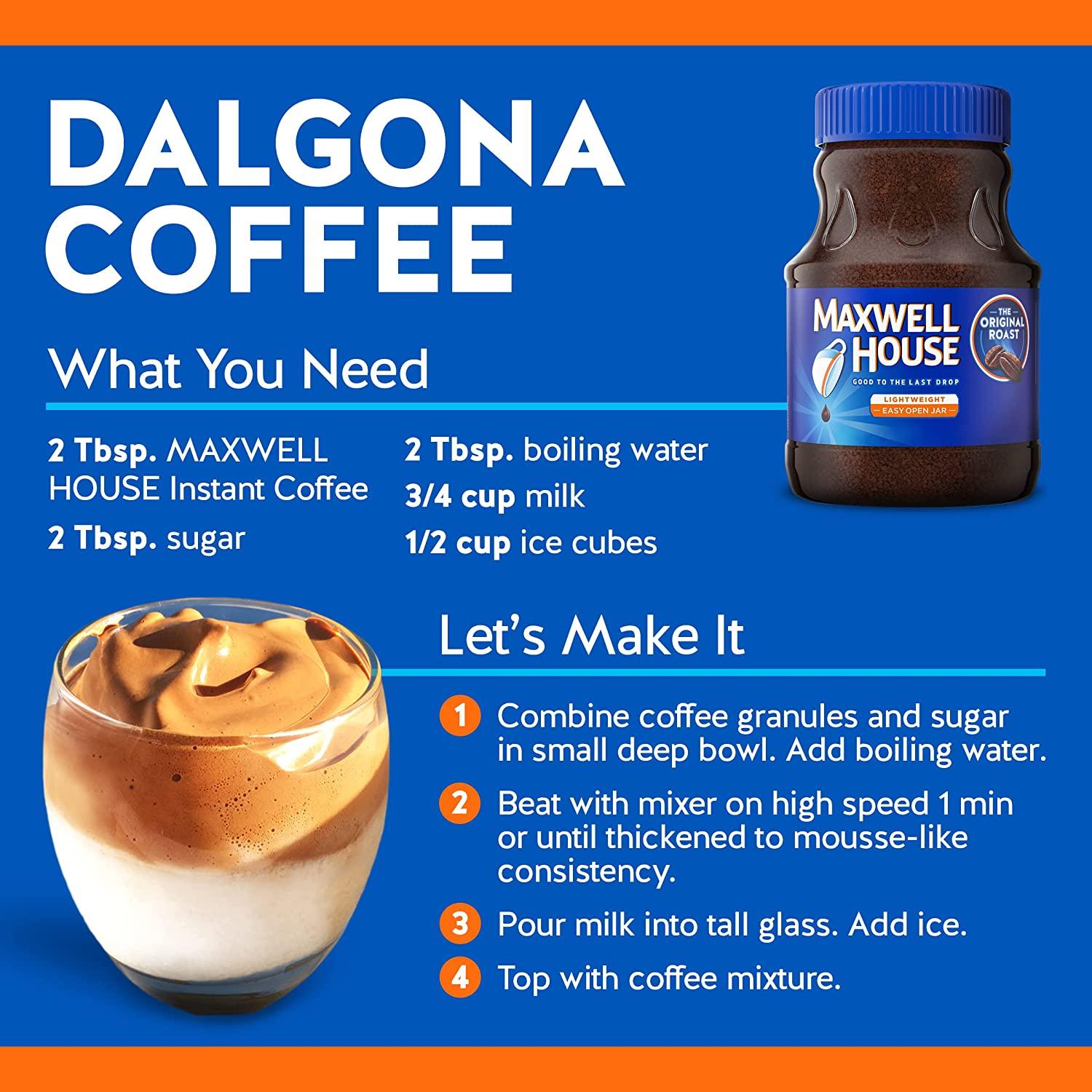 Maxwell house instant coffee discount