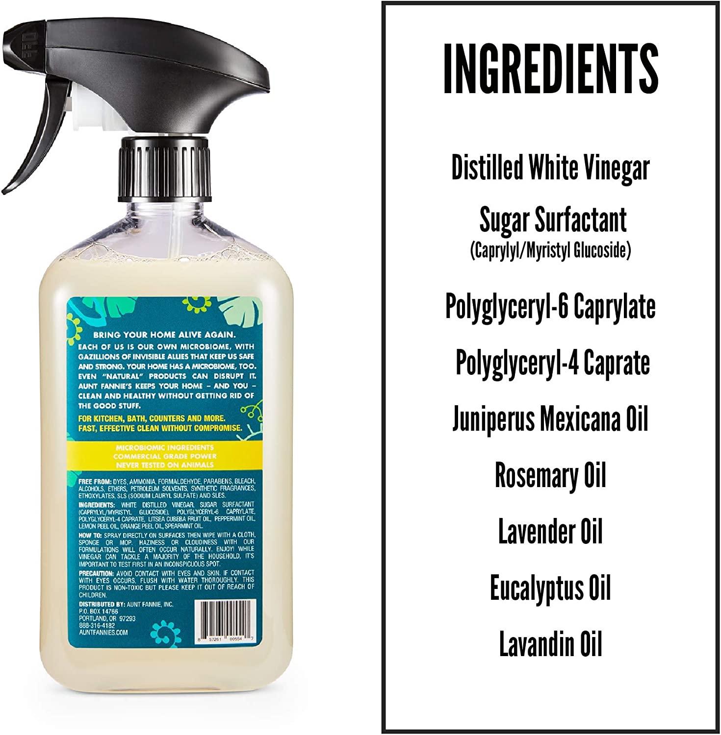 Aunt Fannie's AllPurpose Cleaning Vinegar Bright Lemon 16.9 fl oz (500 ml)