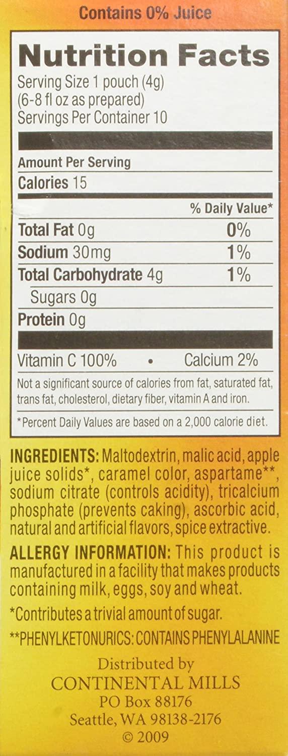Alpine Spiced Apple Cider SugarFree 10 Count Pack