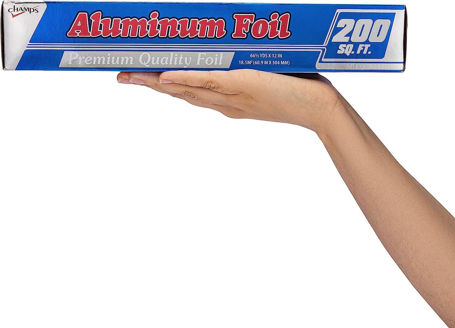 Standard Aluminum Foil - 66 Feet Standard Foil Wrapping Paper - Non Stick  Tin Foil - Heavy Duty Aluminum Foil Sheet - Tin Foil for Leftovers