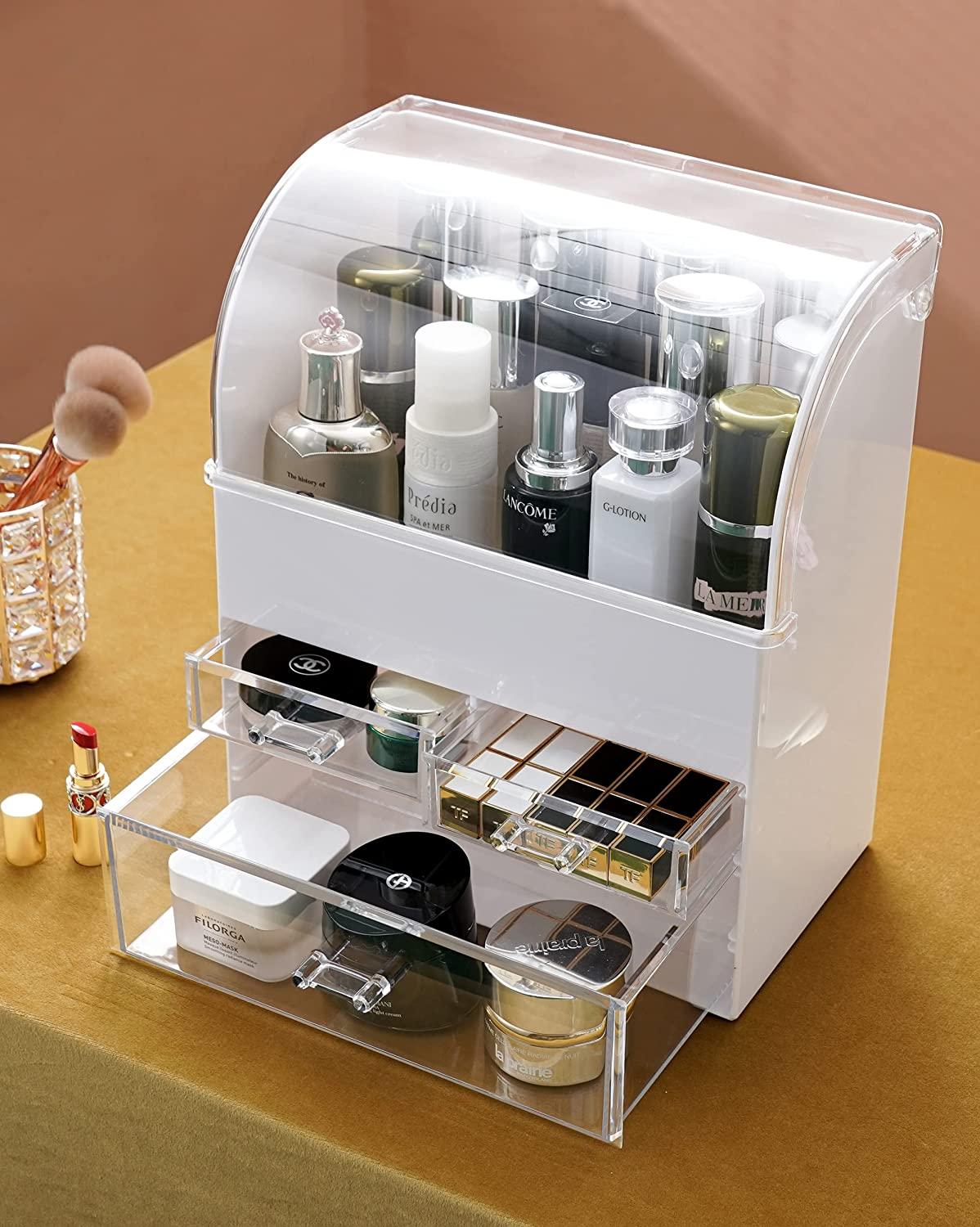 Professional Cosmetic Makeup Organizer Dust Water Proof Cosmetics