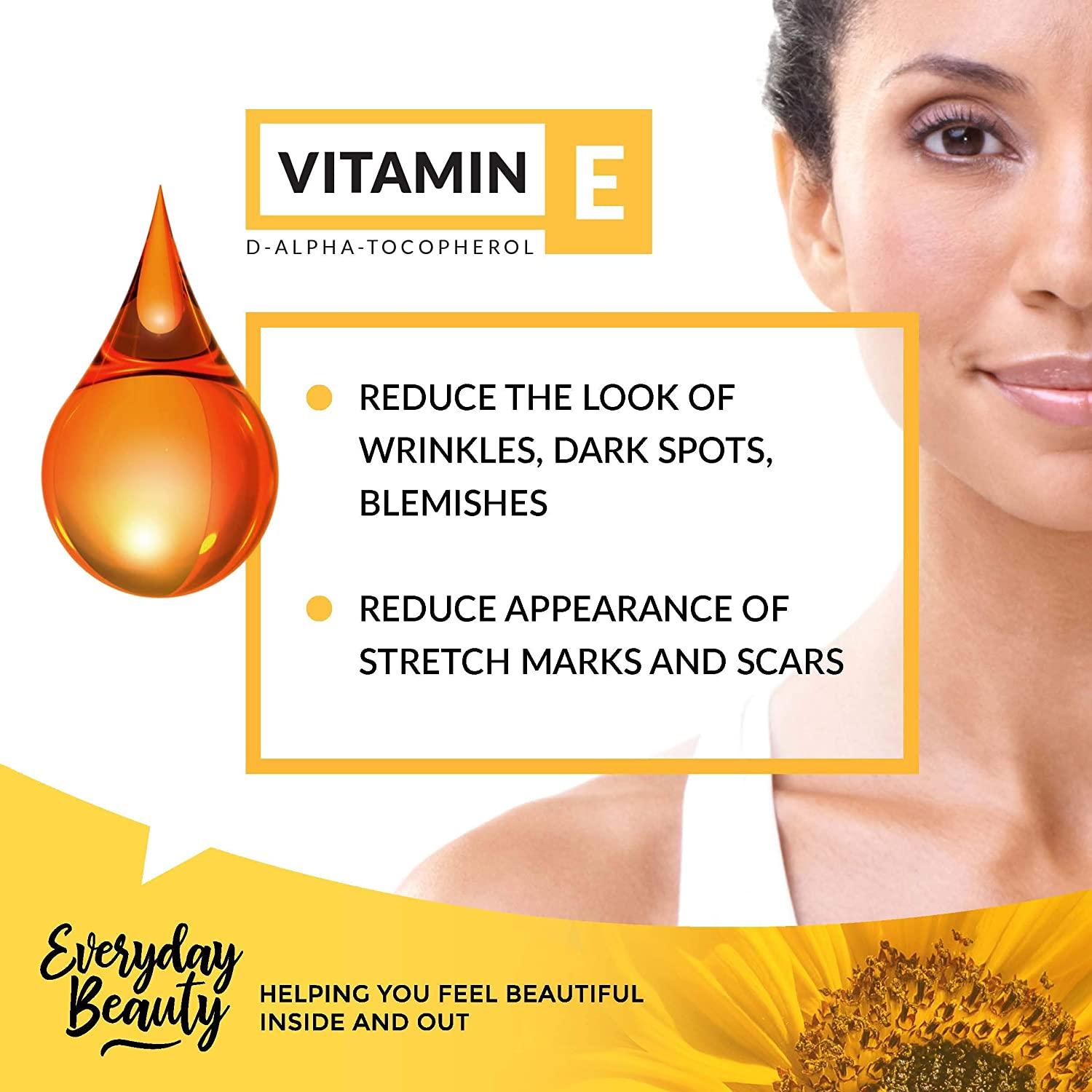 Pure Vitamin E Oil for Scars DAlpha Tocopherol 100 Pure & All