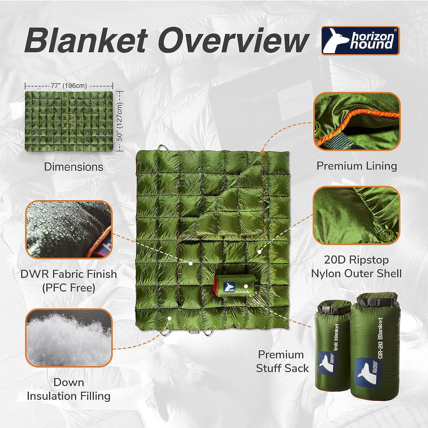 Get Out Gear Camping Blankets Horizon Hound GR-20 Down Camping