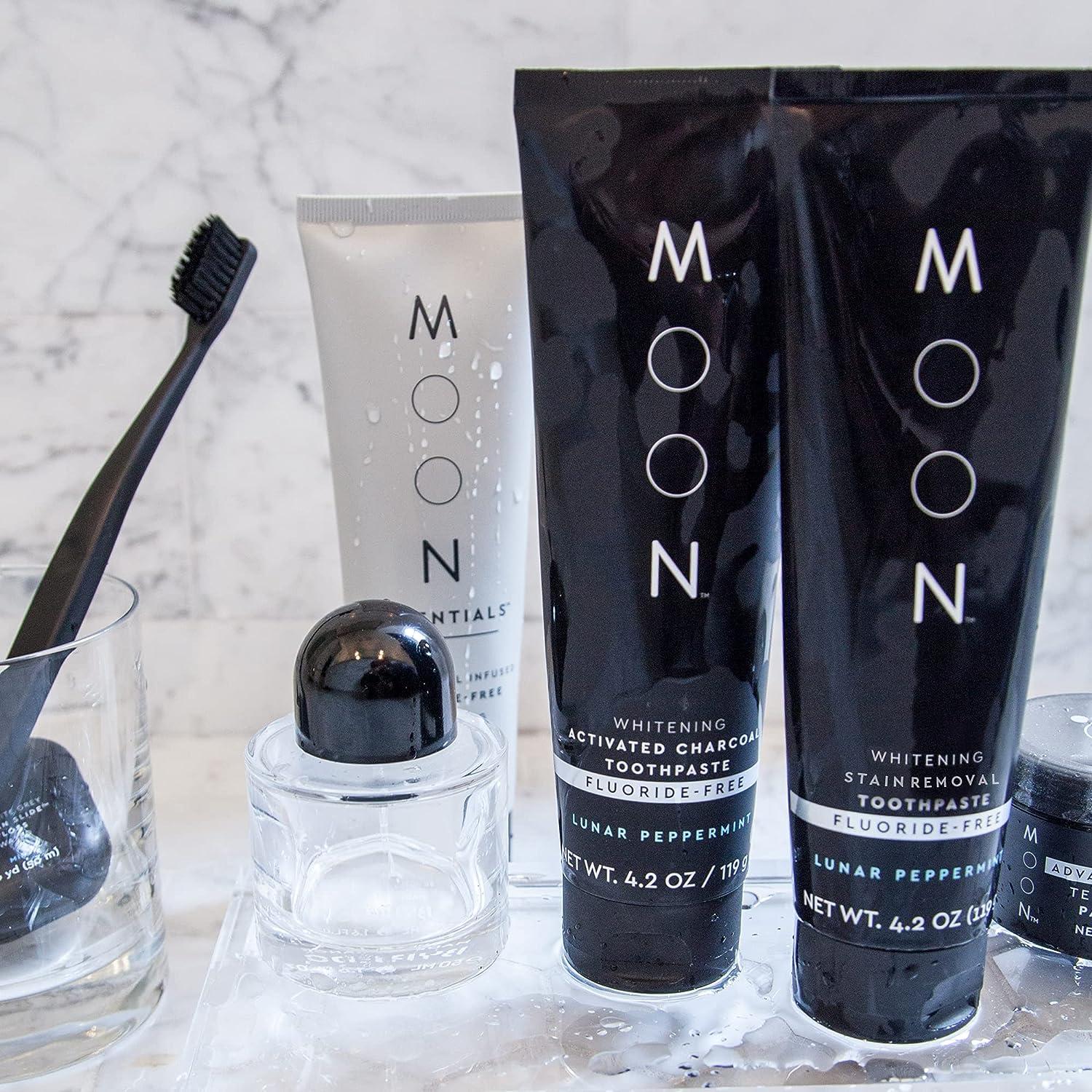 MOON Stain Removal Whitening Toothpaste FluorideFree Lunar Peppermint