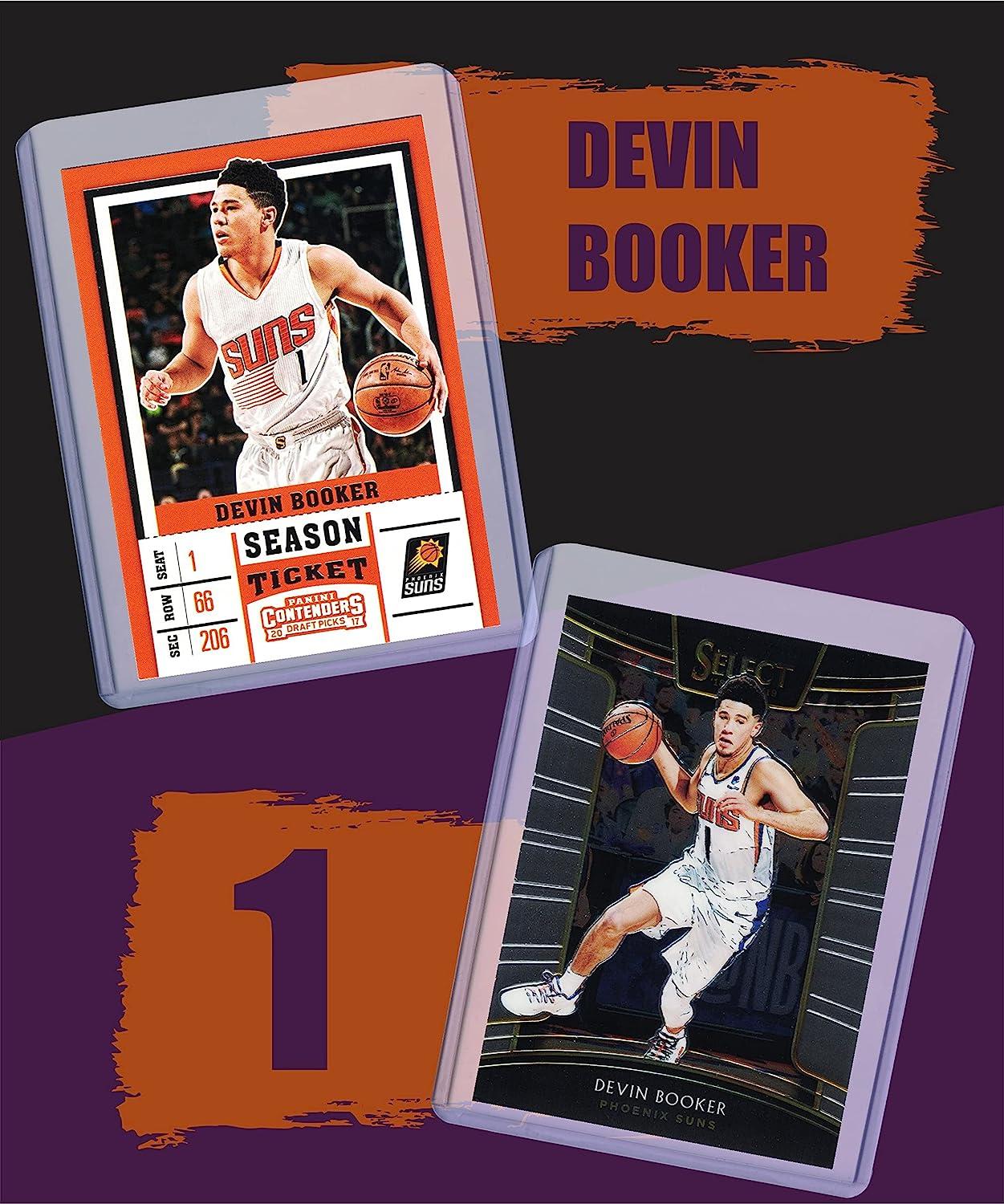 Phoenix Suns Trading Card Devin Booker Nba Player Shirt
