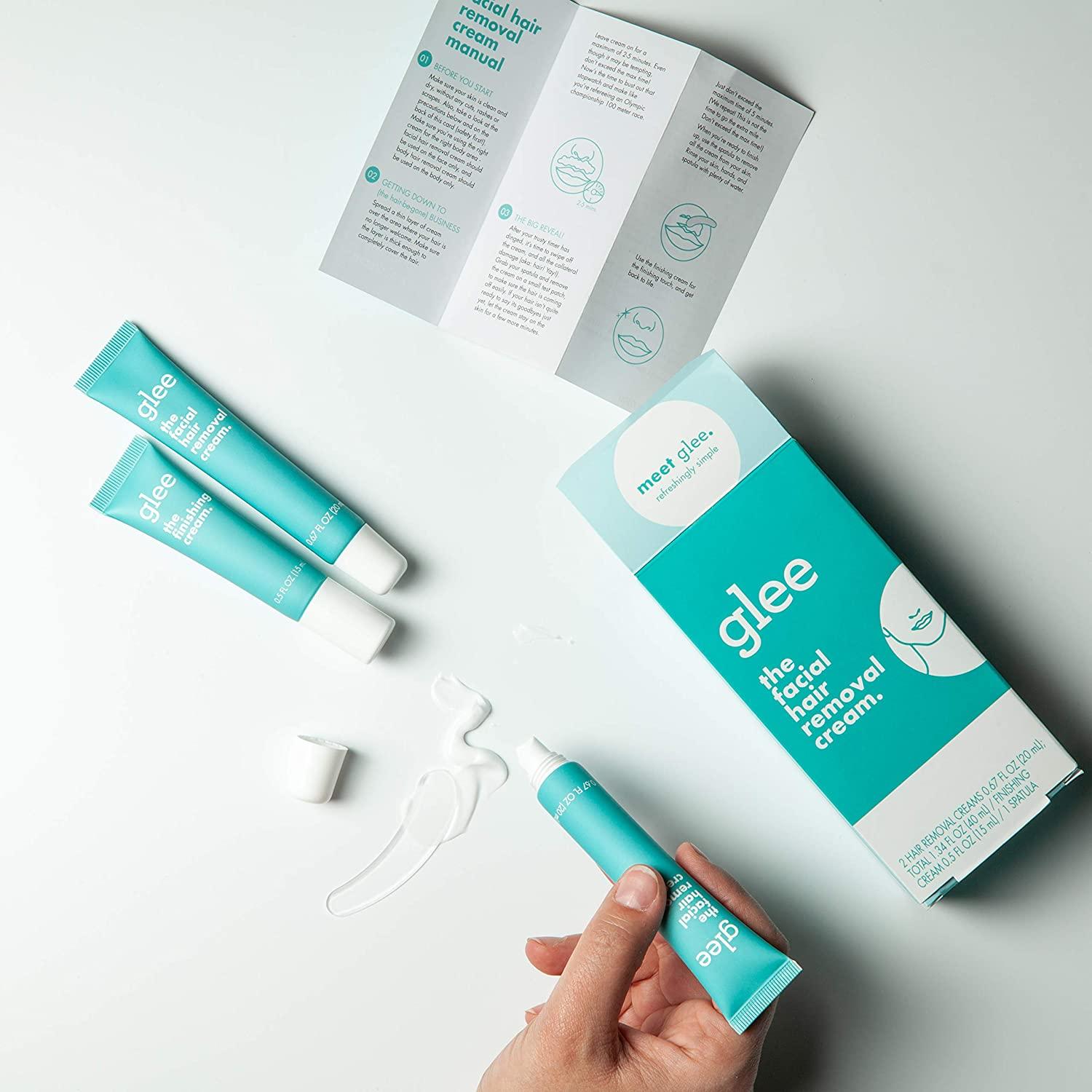 Hair removal cream glee clearance
