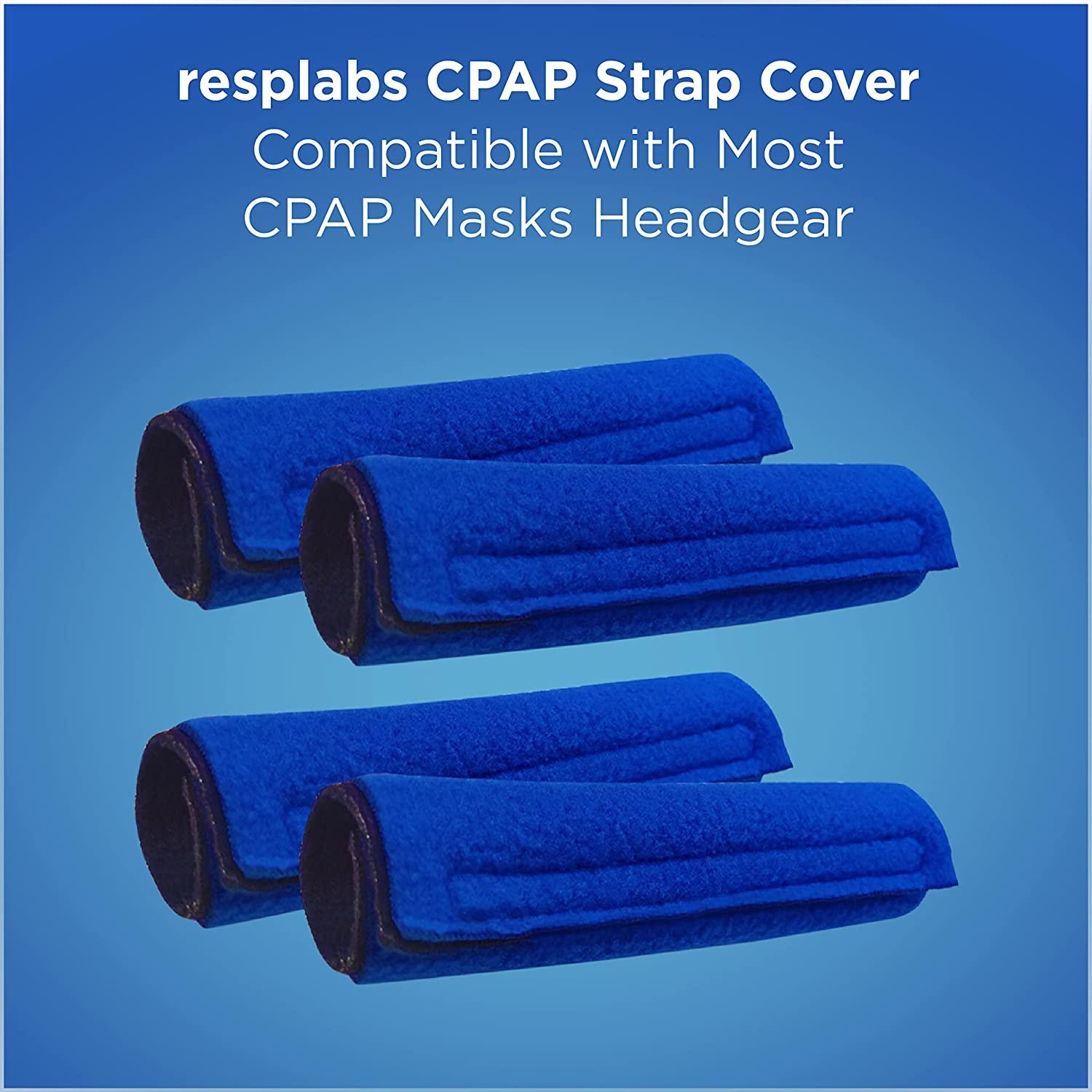 Resplabs CPAP Strap Covers Universal 4 Pack for Full Face Headgear