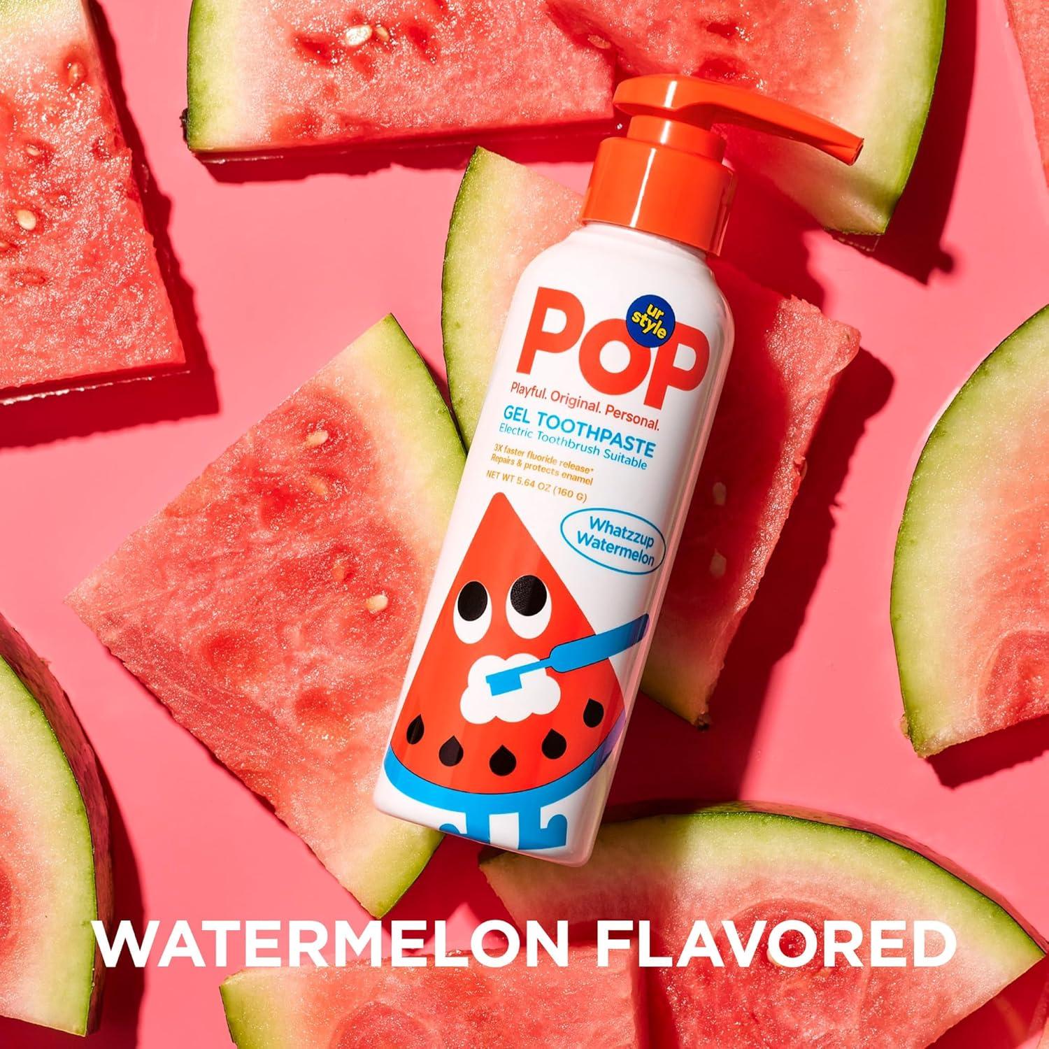 Buy POP Kids Gel Toothpaste Whatzzup Watermelon - Fun & Effective ...