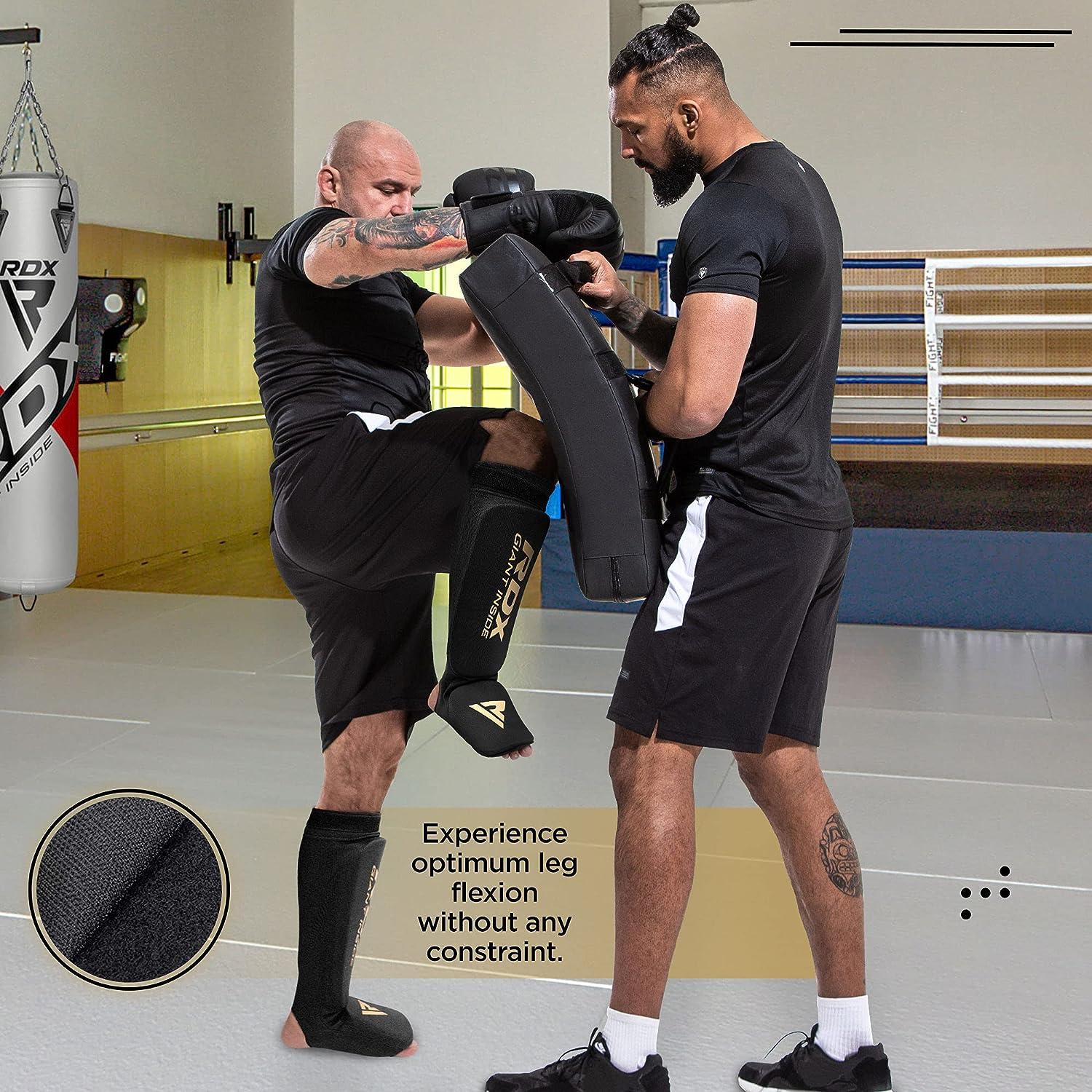 RDX Shin Guards Kickboxing Muay Thai, SATRA Approved, MMA Leg