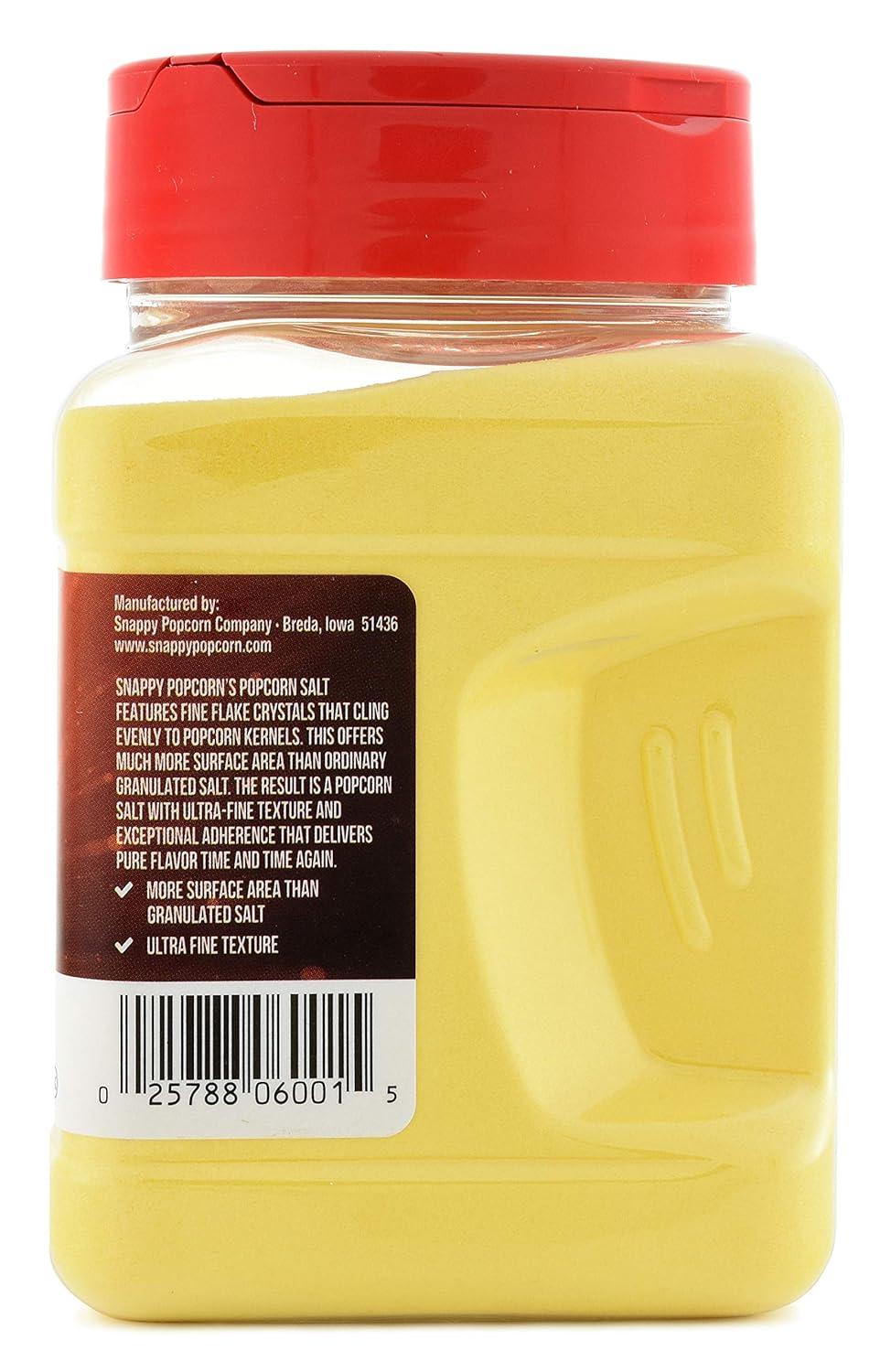 Snappy Butter Burst Flavored Popcorn Kit Buttery Flavored Theater Salt