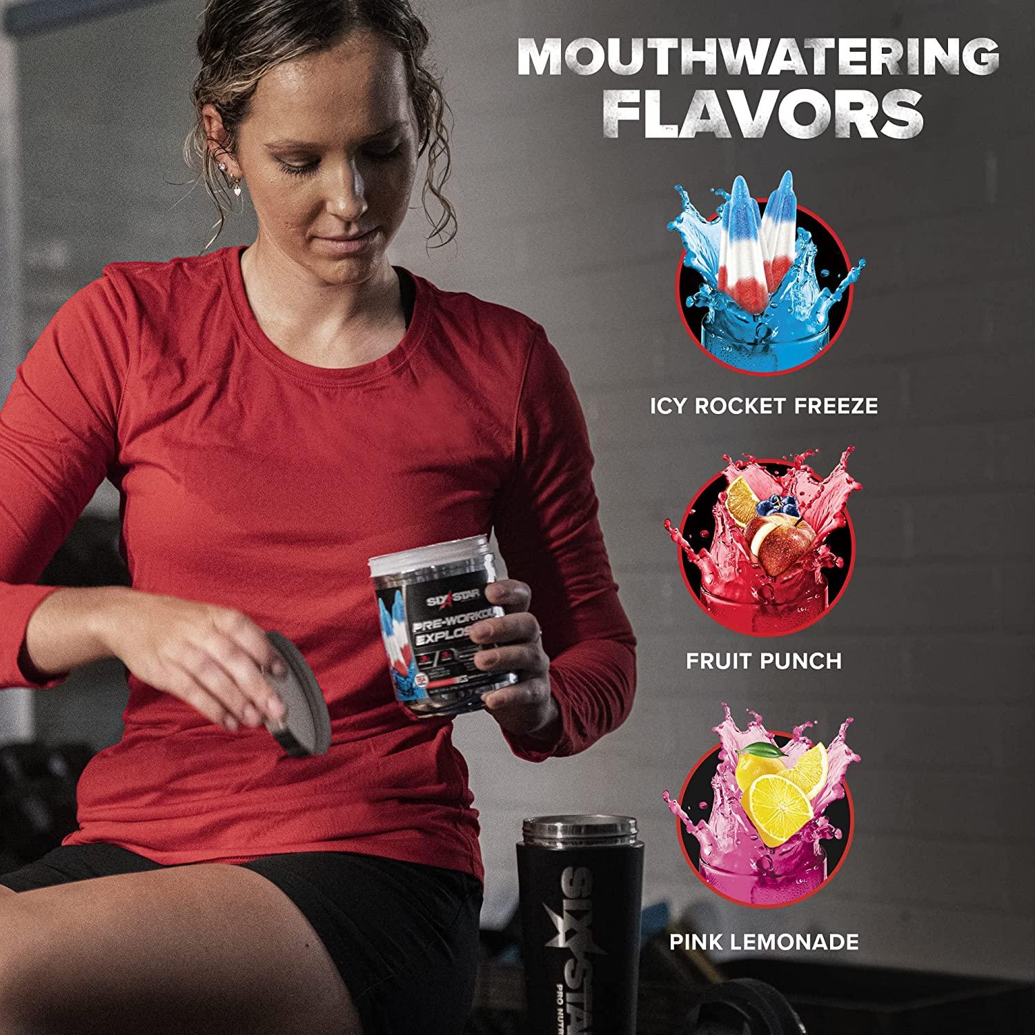 Six Star PreWorkout Explosion 30 Servings Fruit Punch US Made