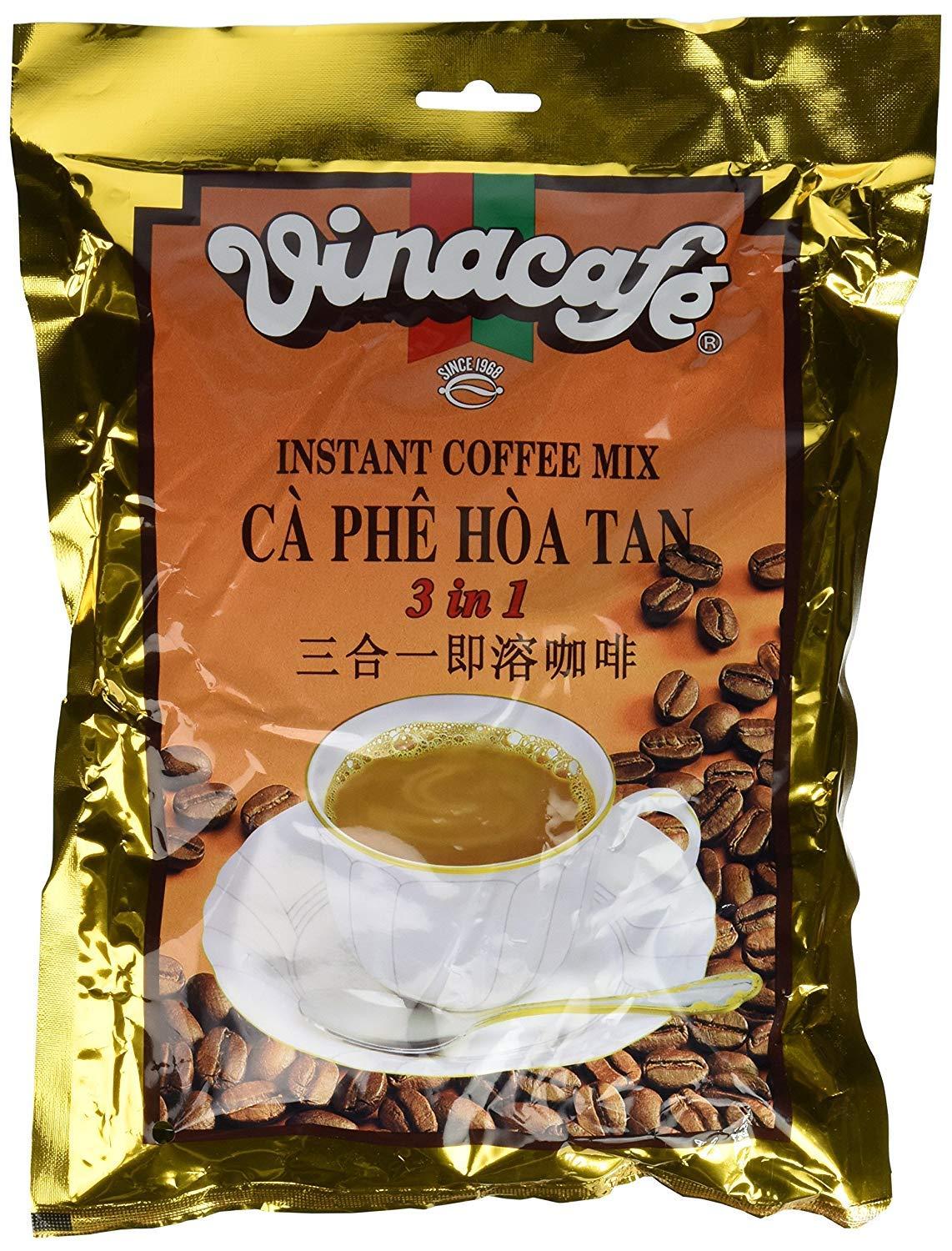 Vinacafe 3 in 1 Instant Coffee Mix, 20 Sachets (4 Packs)