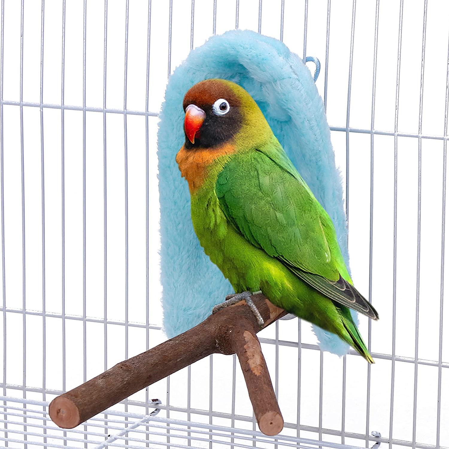 Filhome Comfort Corner Fleece Bird Blanket Parrot Cage Snuggle Hut