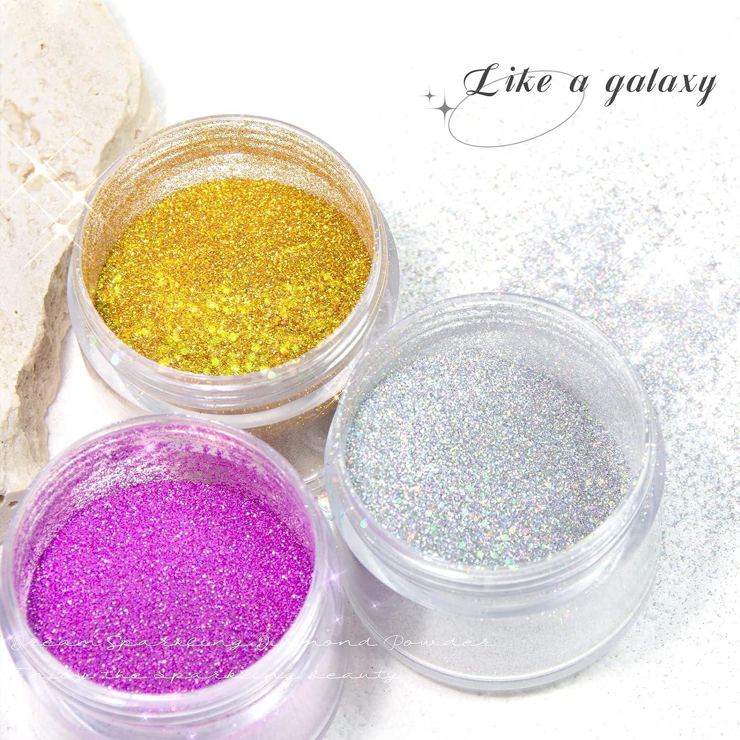 NewBang Body Glitter Spray Sliver Gold Pink Glitter Powder Shimmer