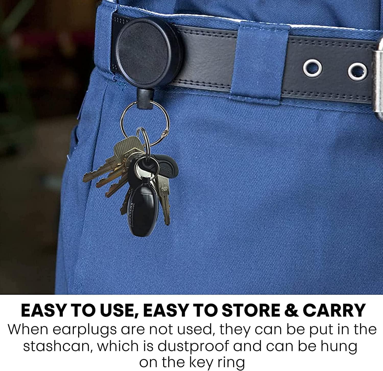 EARasers Earplugs Keychain Carrying Case Aluminium Waterproof Ear