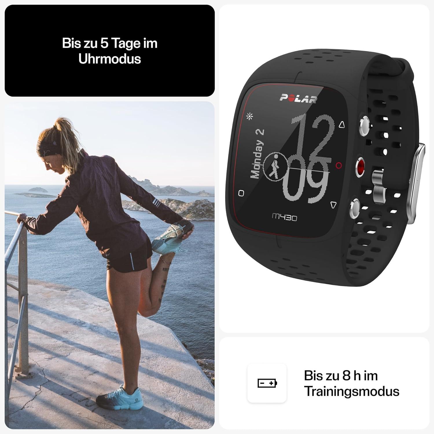 Polar M430 GPS Sports Watch - Heart Rate Tracker Activity & Sleep  Monitoring Size M Black | Exclusively on Amazon | Buy Now with Express  International Delivery | GoSupps.com