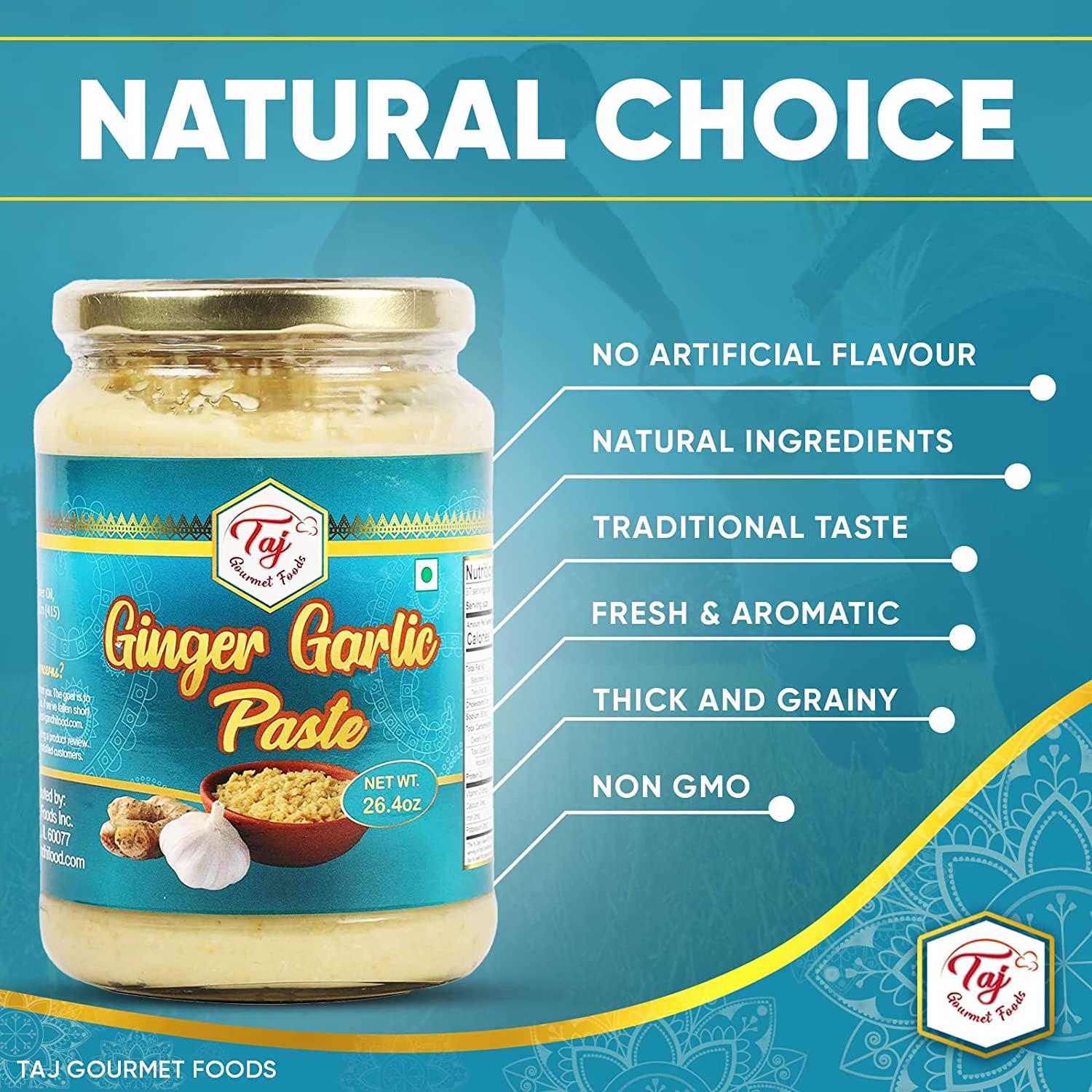 TAJ Premium Ginger Garlic Paste Cooking Paste 750g