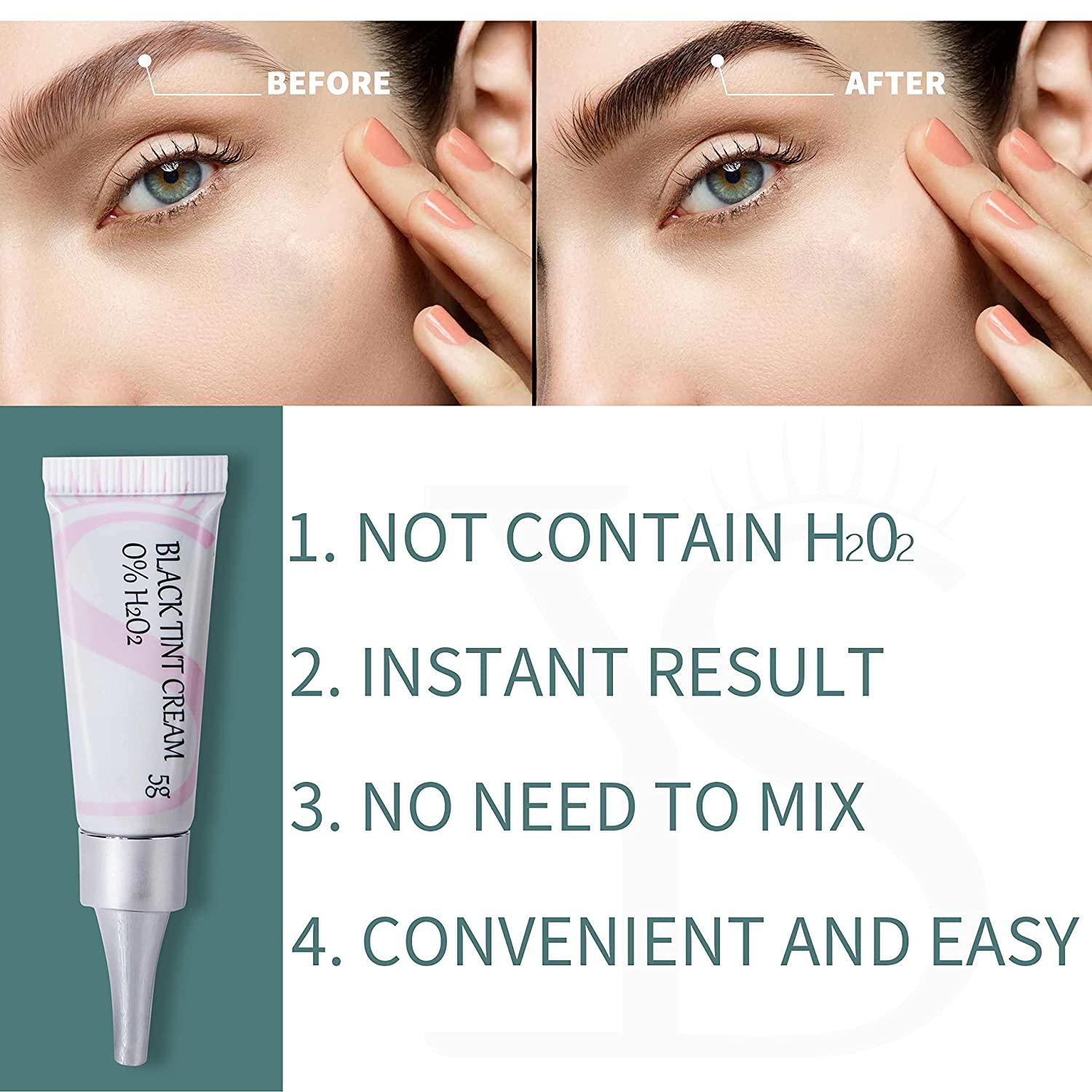 Ysens 3 in 1 Lash Lift Kit Eyebrow Lift and Tint Kit Black Instant