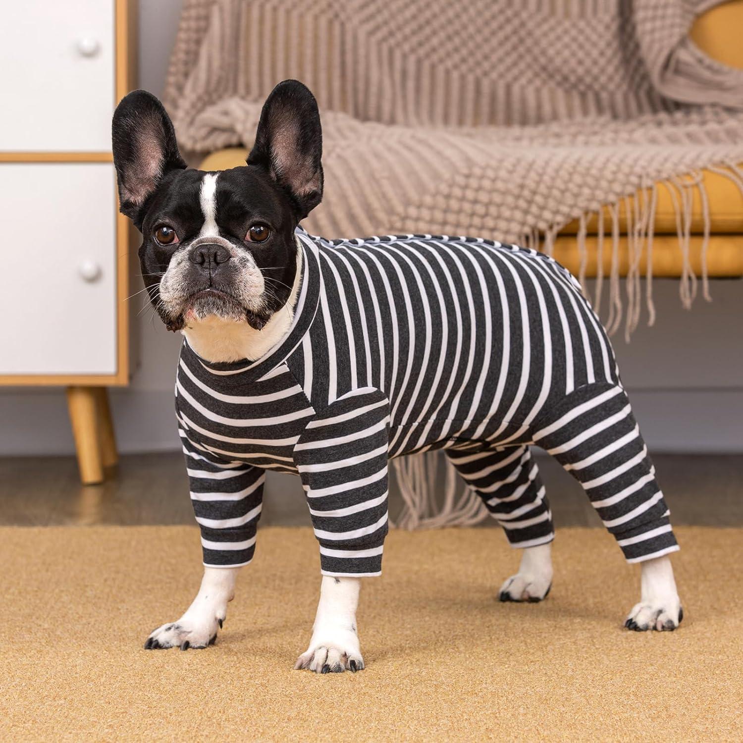 Onesie Pajamas Boston Terrier Pajamas Dog Recovery Suit Etdane Dog