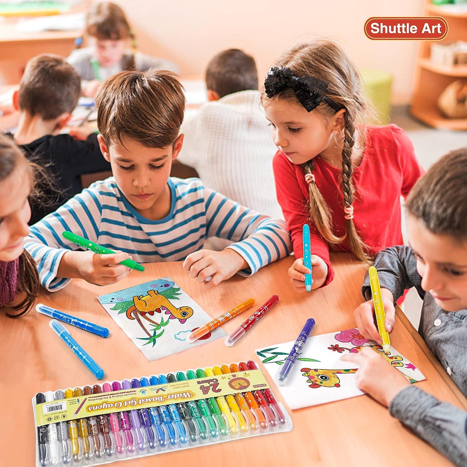 Crayons Pastel Painting, Crayons Kids School