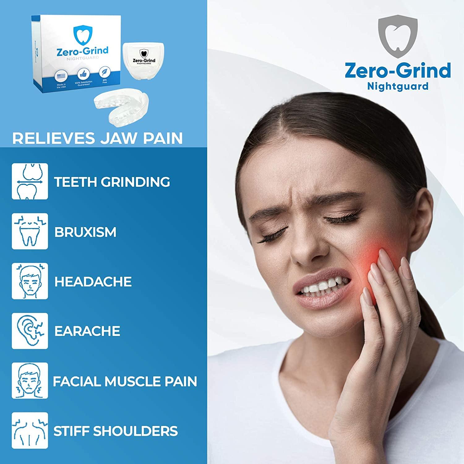 ZeroGrind Nightguard Custom Fit Night Guard for Teeth Grinding