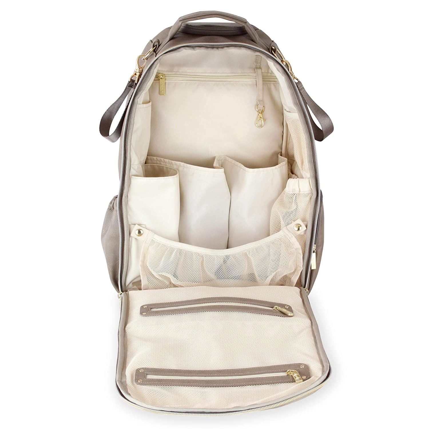 Itzy Ritzy Backpack Diaper Bag Boss Plus - Vanilla Latte