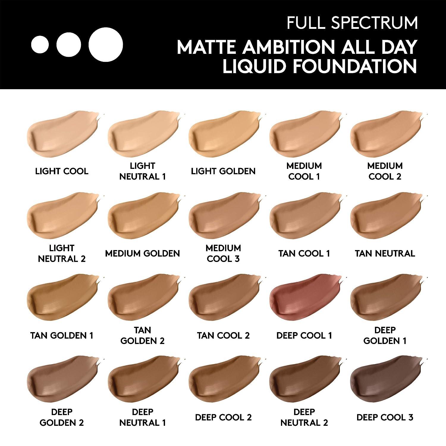COVERGIRL Matte Ambition All Day Foundation Medium Cool