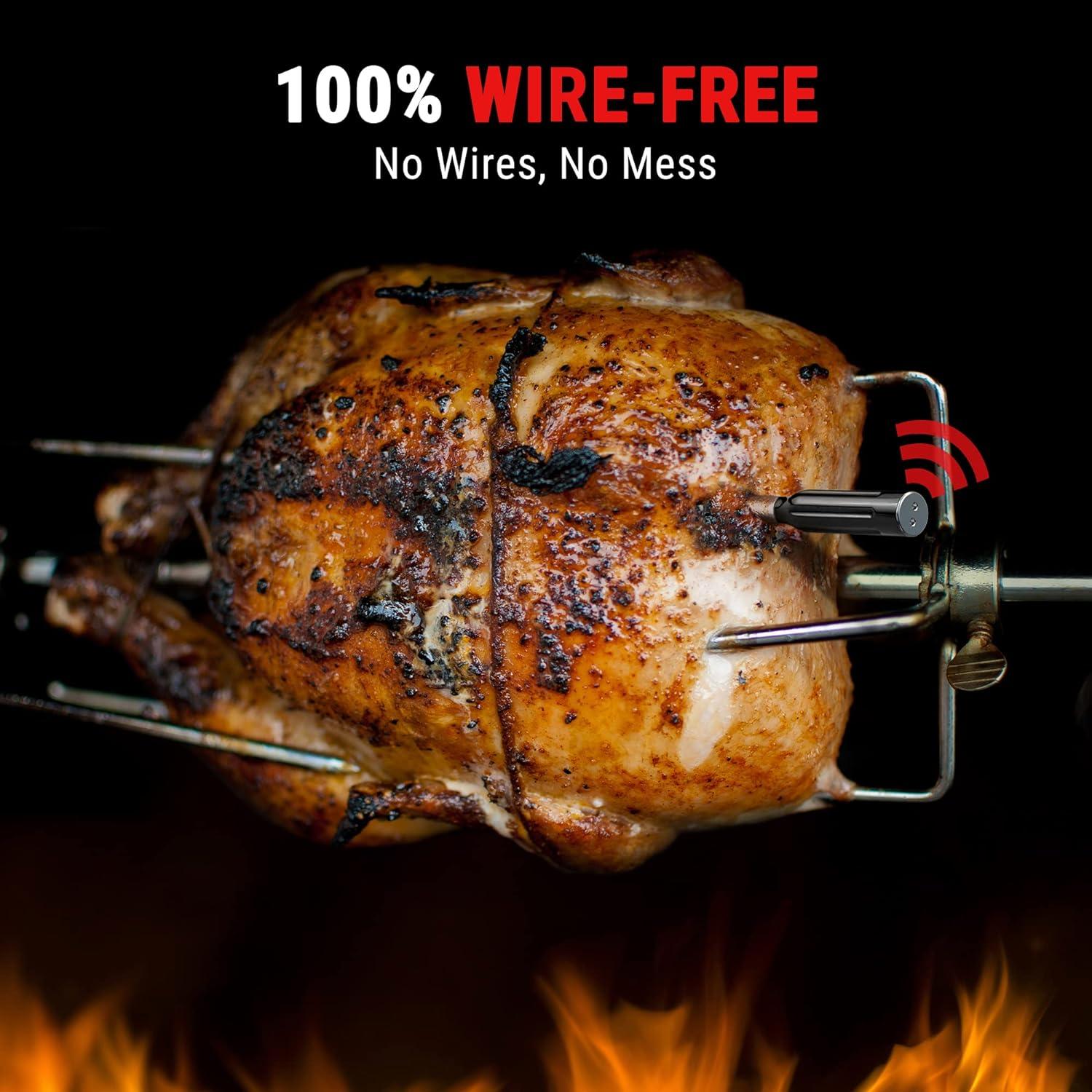 ThermoPro TP961 Wireless Meat Thermometer Bluetooth IP67 Cooking