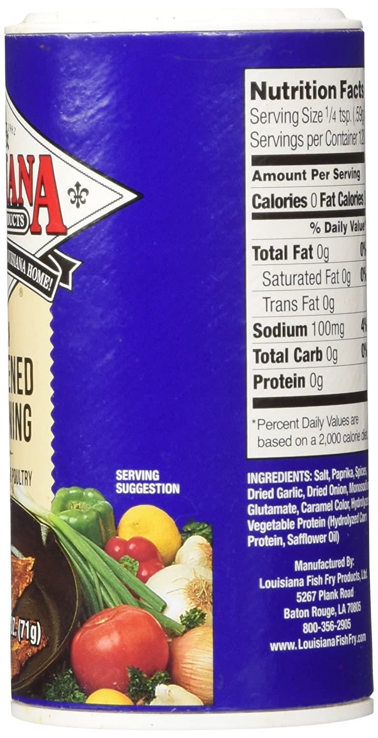 Louisiana Cajun Blackened Seasoning (2.5 oz Shakers) 2 Pack