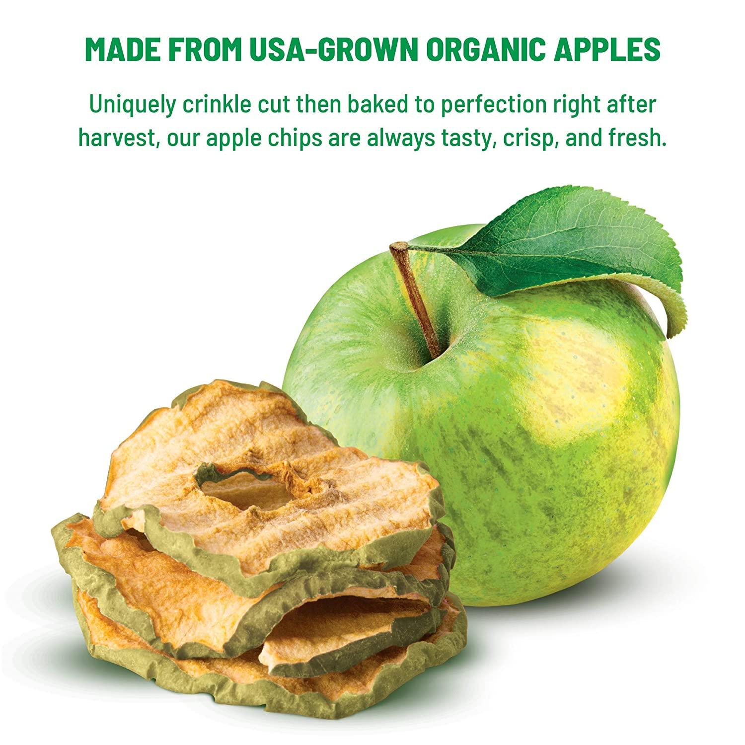 Gourmet Nut Simple Slices Organic Baked Apple Chips, USA Grown