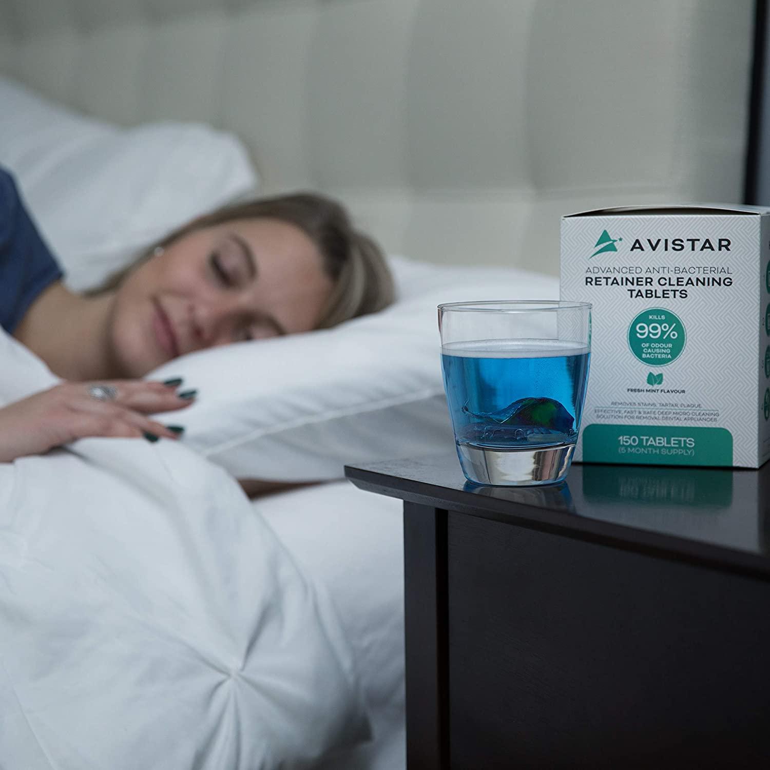 Avistar Retainer & Denture Cleaner Tablets 150 Denture or Retainer
