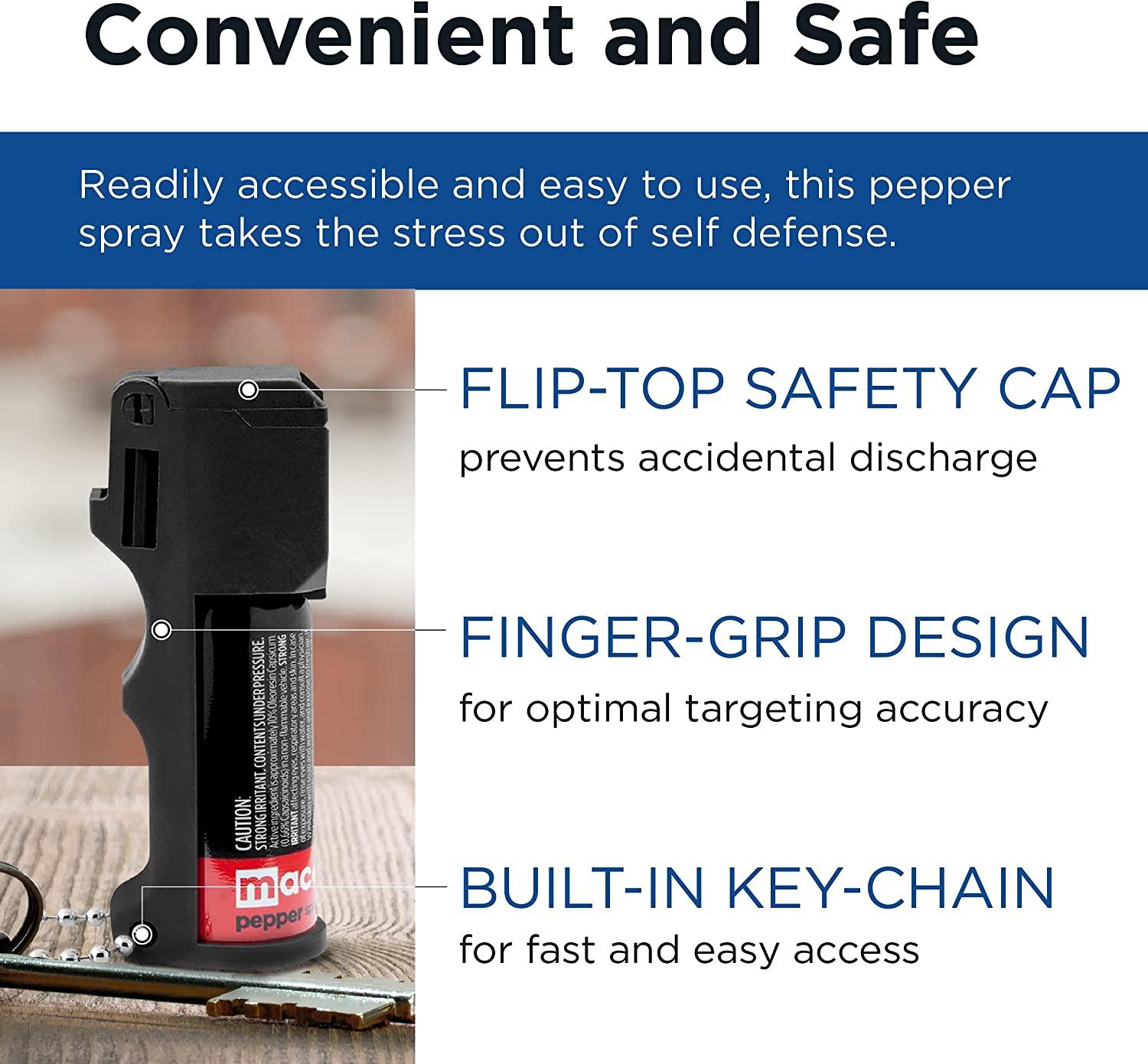 Mace Brand PepperGuard Maximum Strength Pepper Spray Personal Model, Pocket Model, or Police