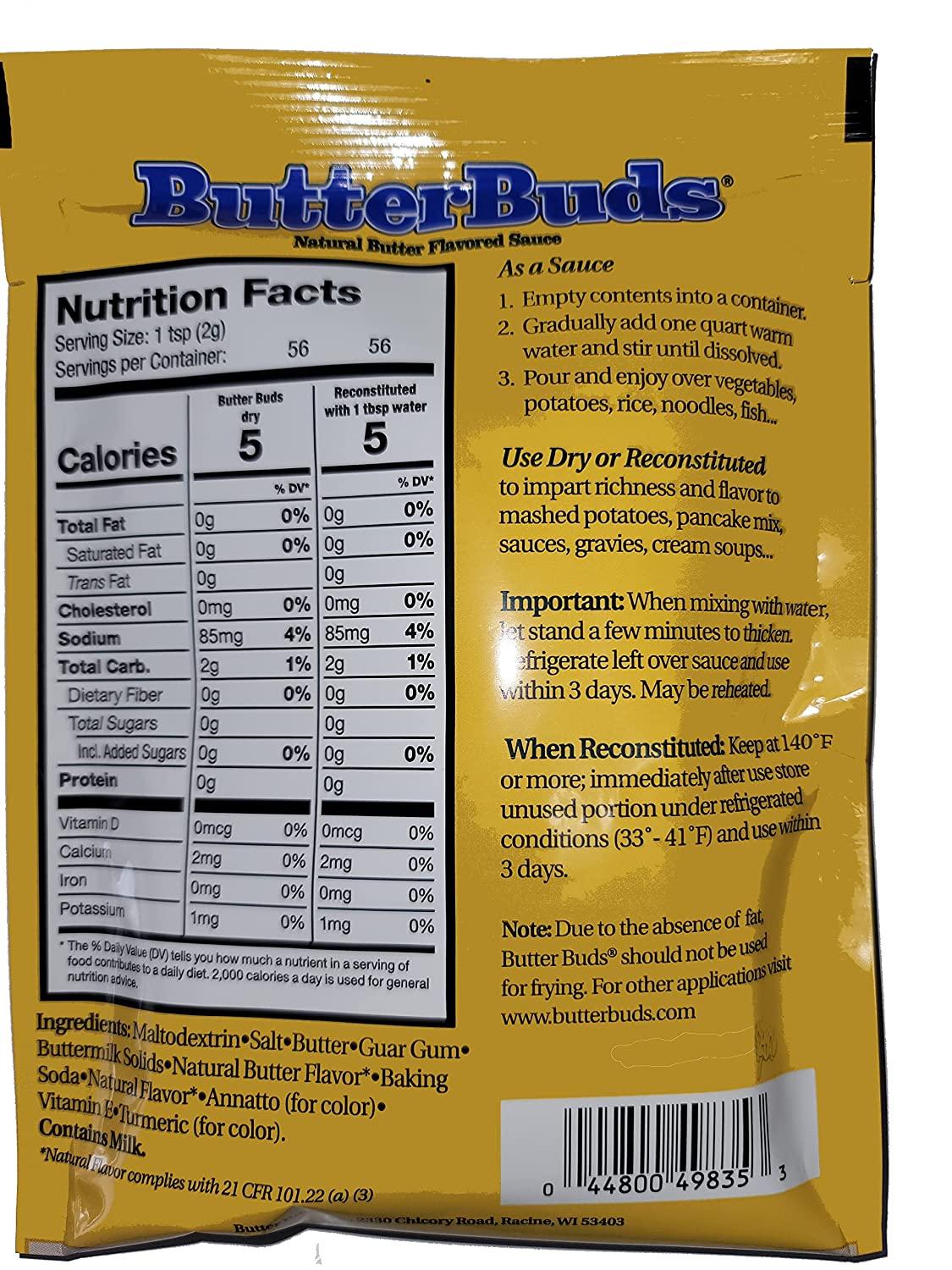 Buy Butter Buds 3 x 4oz Packs (12oz Total) Convenient & Flavorful Option