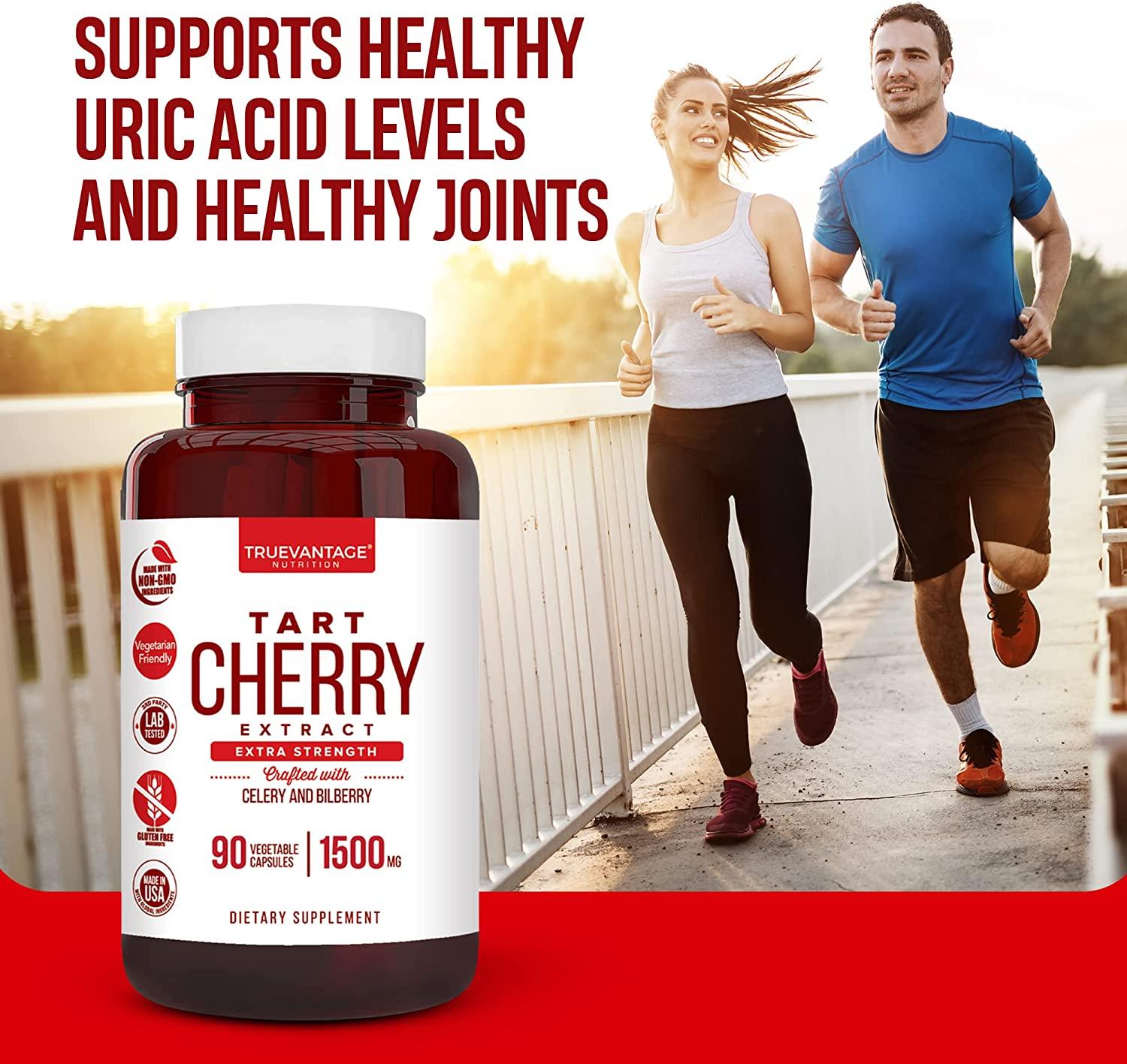 Tart Cherry Extract 1500mg Plus Celery Seed and Bilberry Extract Anti