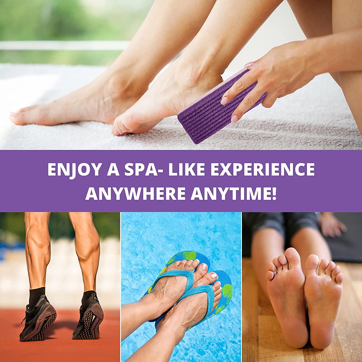 Purple Love Natural Pumice Stone Professional Exfoliating Rock for