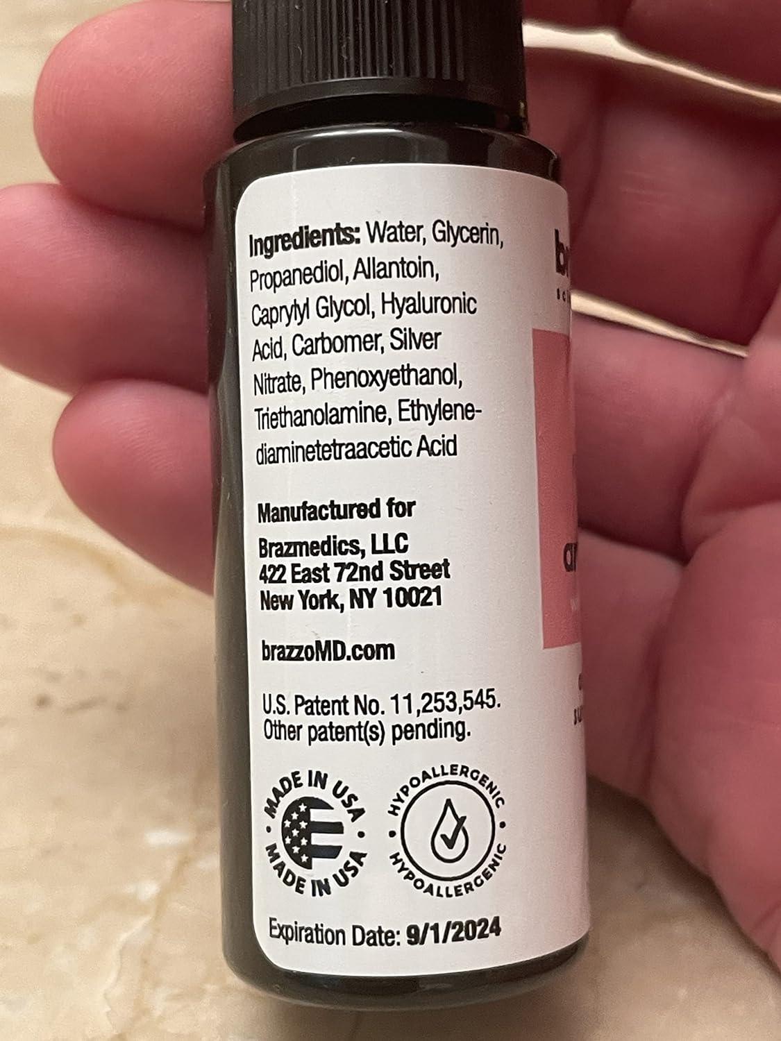 brazzoMD Argengel 47 with Hyaluronic Acid Surgical Scar Gel 1.0 oz Plastic  Surgeon Developed Natural Antiseptic Designed to Reduce the Appearance of  Scars and Accelerate Healing