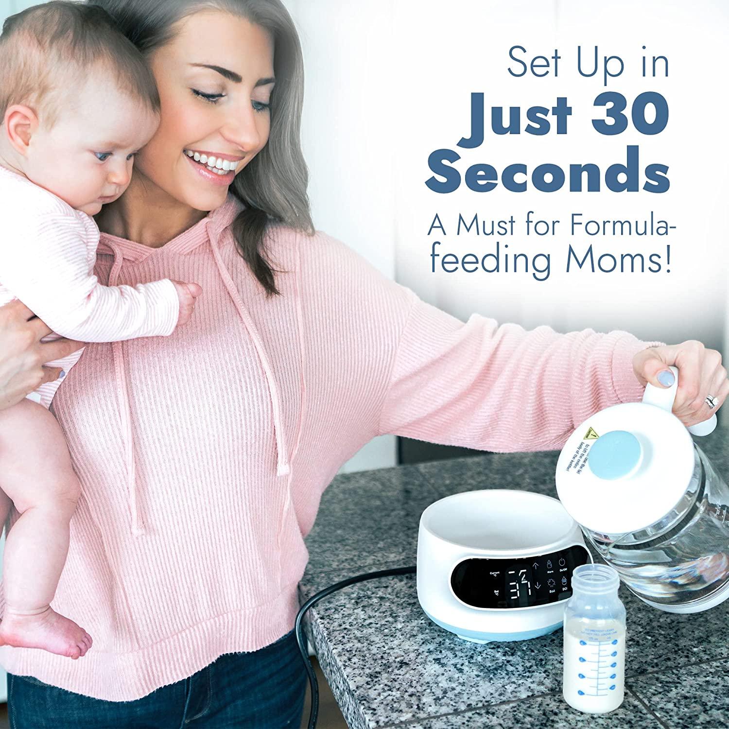 Papablic Formula One Step Bottle Warmer, Water Warmer for Baby Formula