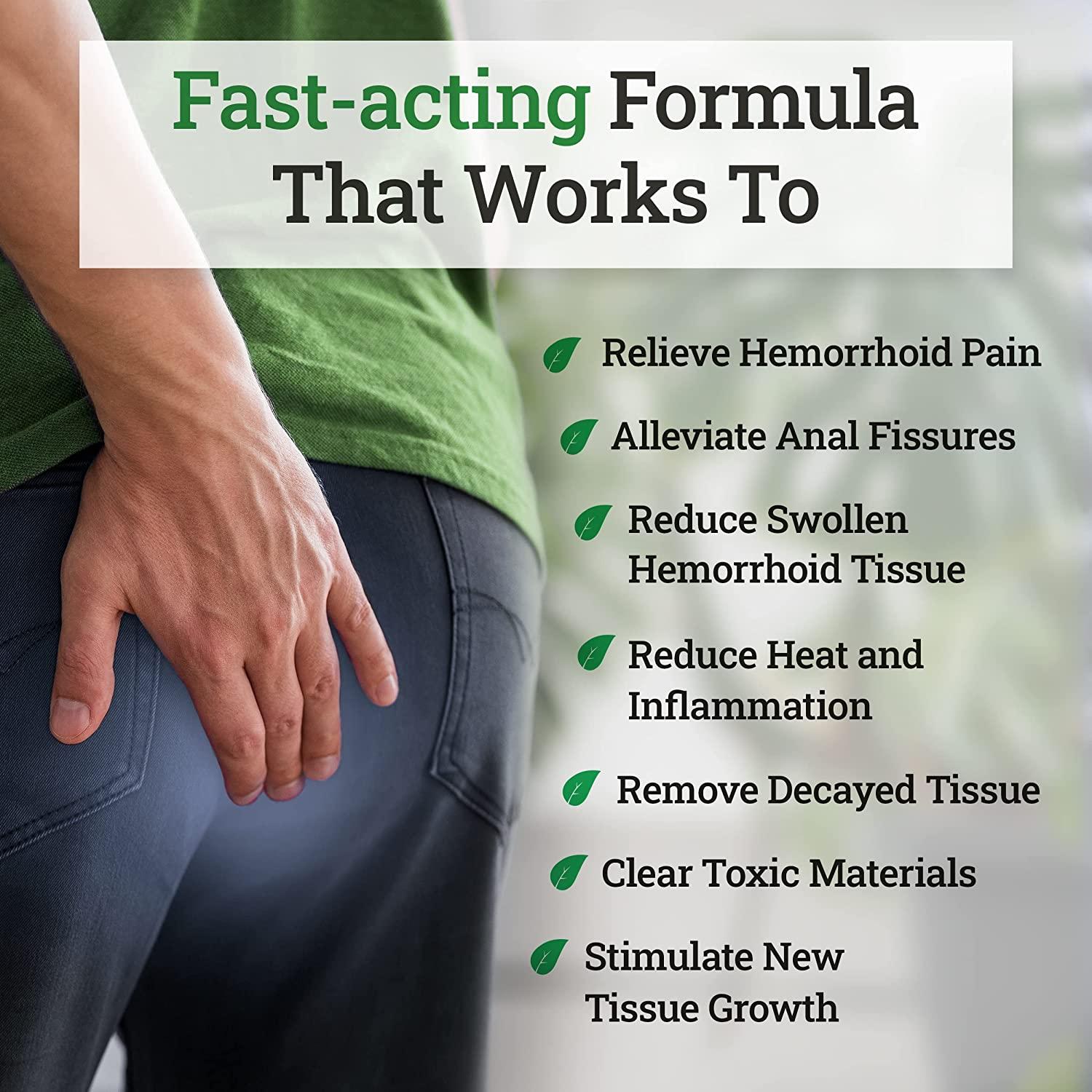 Remedy Hemorrhoid Balm Fast Relief Cream for Burning, Itching, Pain